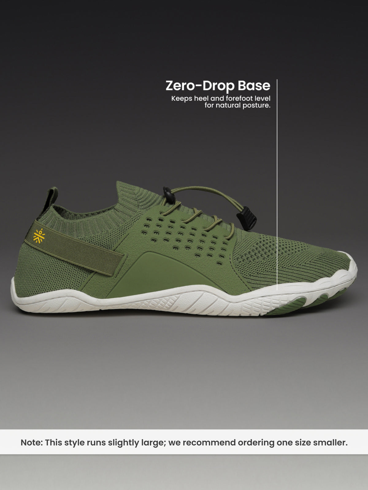 cult Men's FlexKnit Barefoot Training Shoes - Olive