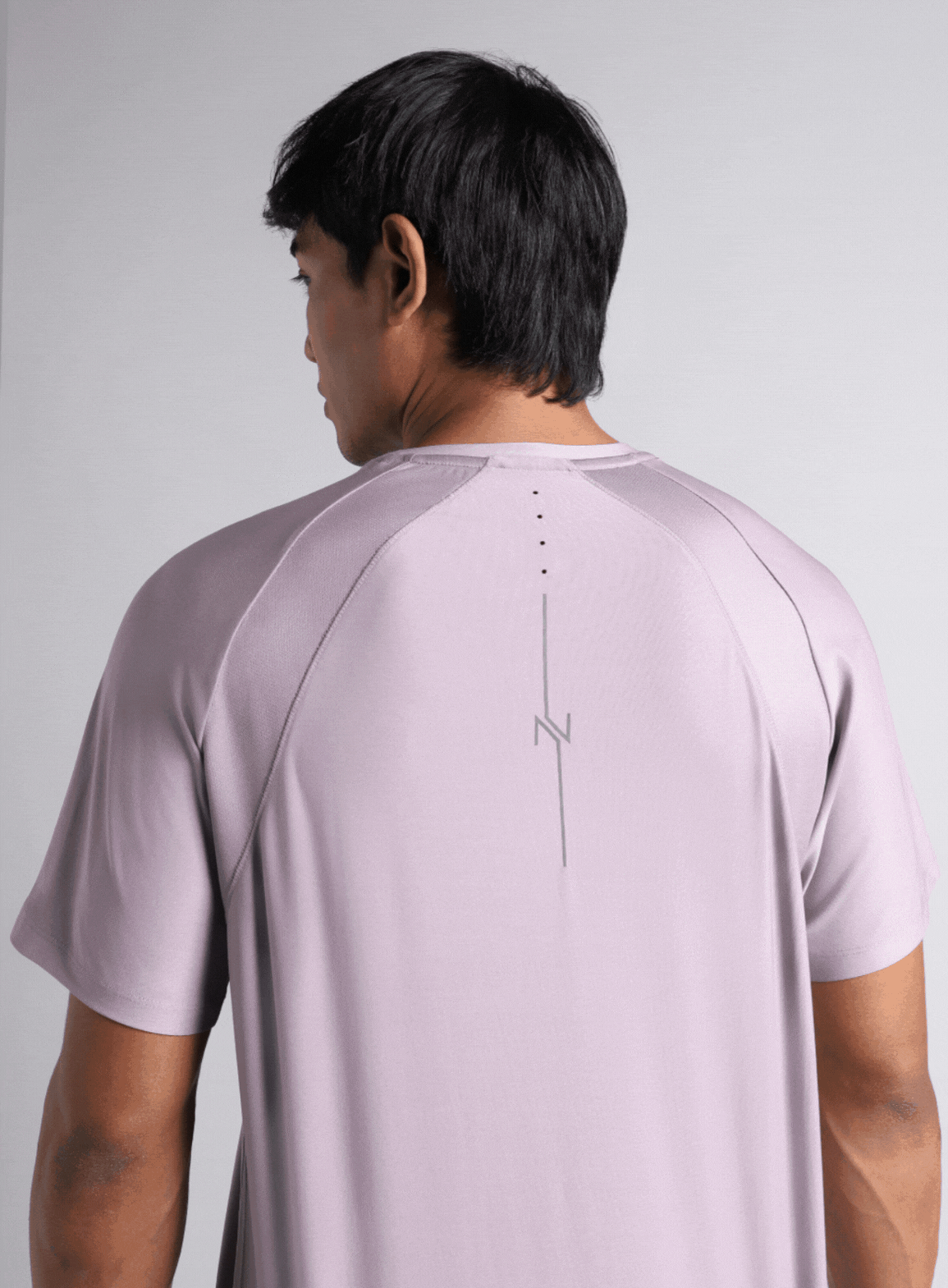 Men's Purple Pace up Running T-shirt
