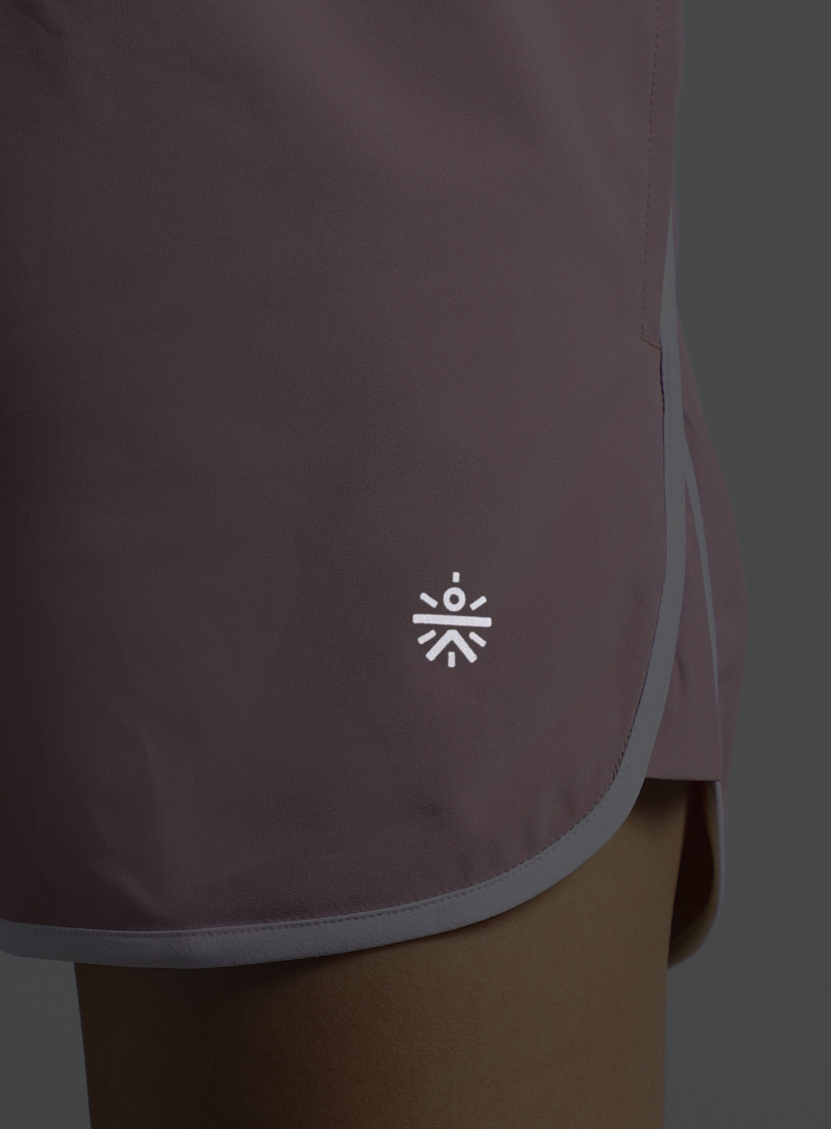 Women's Pink Pace Up Running Shorts