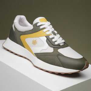 cult Men's EasyBreezy Sneakers - White/Olive