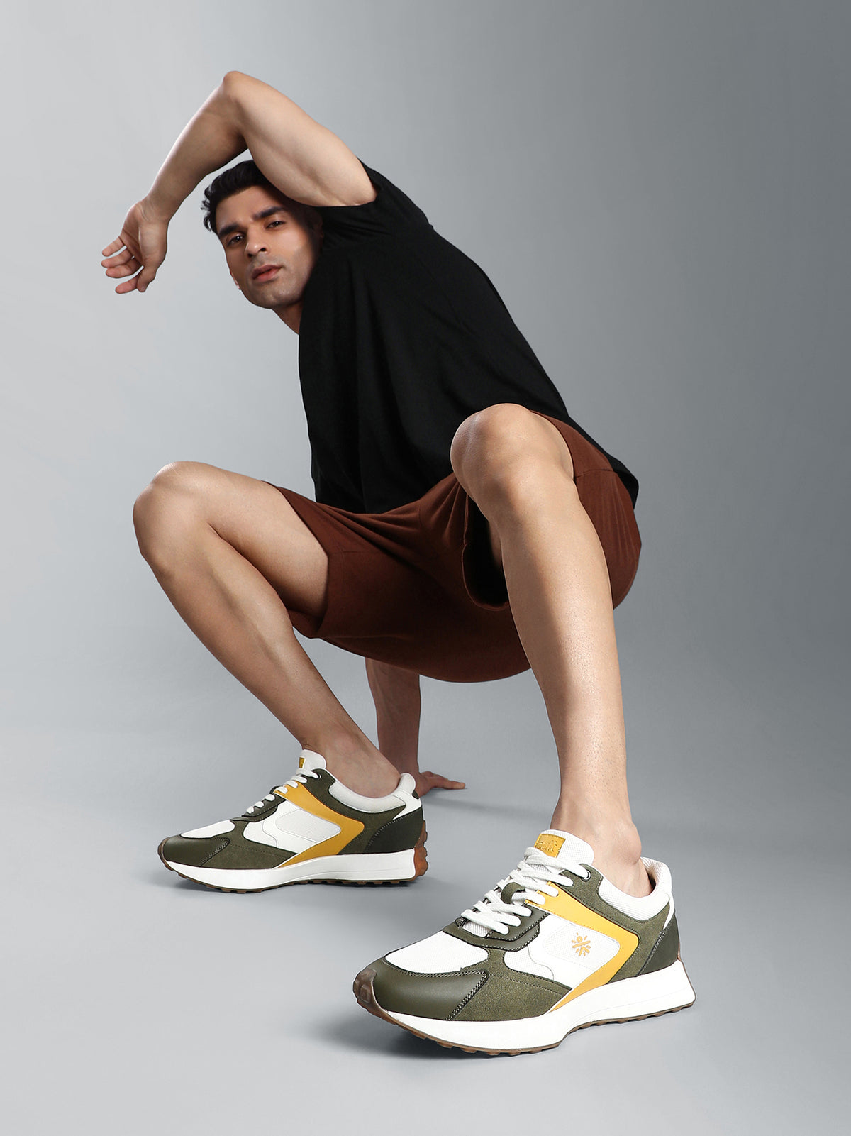 cult Men's EasyBreezy Sneakers - White/Olive
