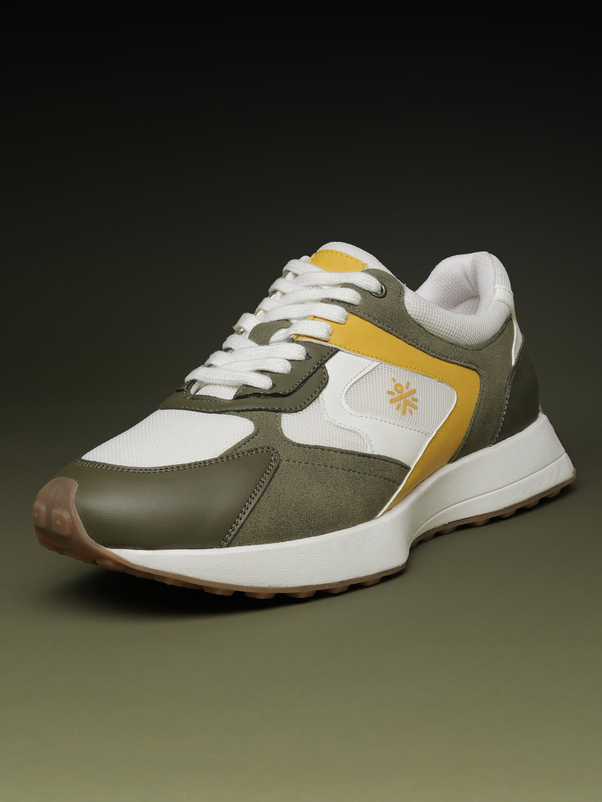 cult Men's EasyBreezy Sneakers - White/Olive