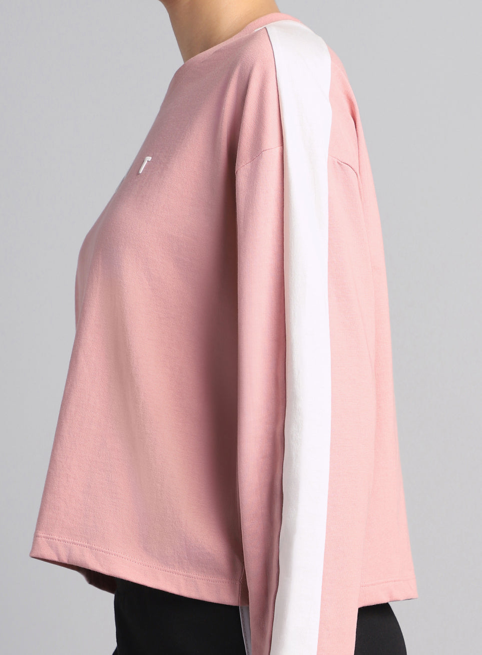 Women's Pink Cult Sporty Full Sleeve T-shirt