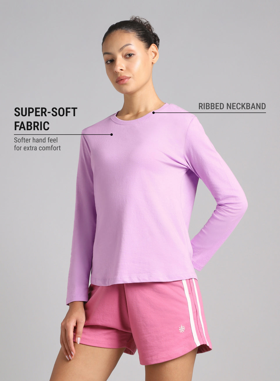 Women's Cult Essential Cotton Pack of 2 Full Sleeve T-Shirts