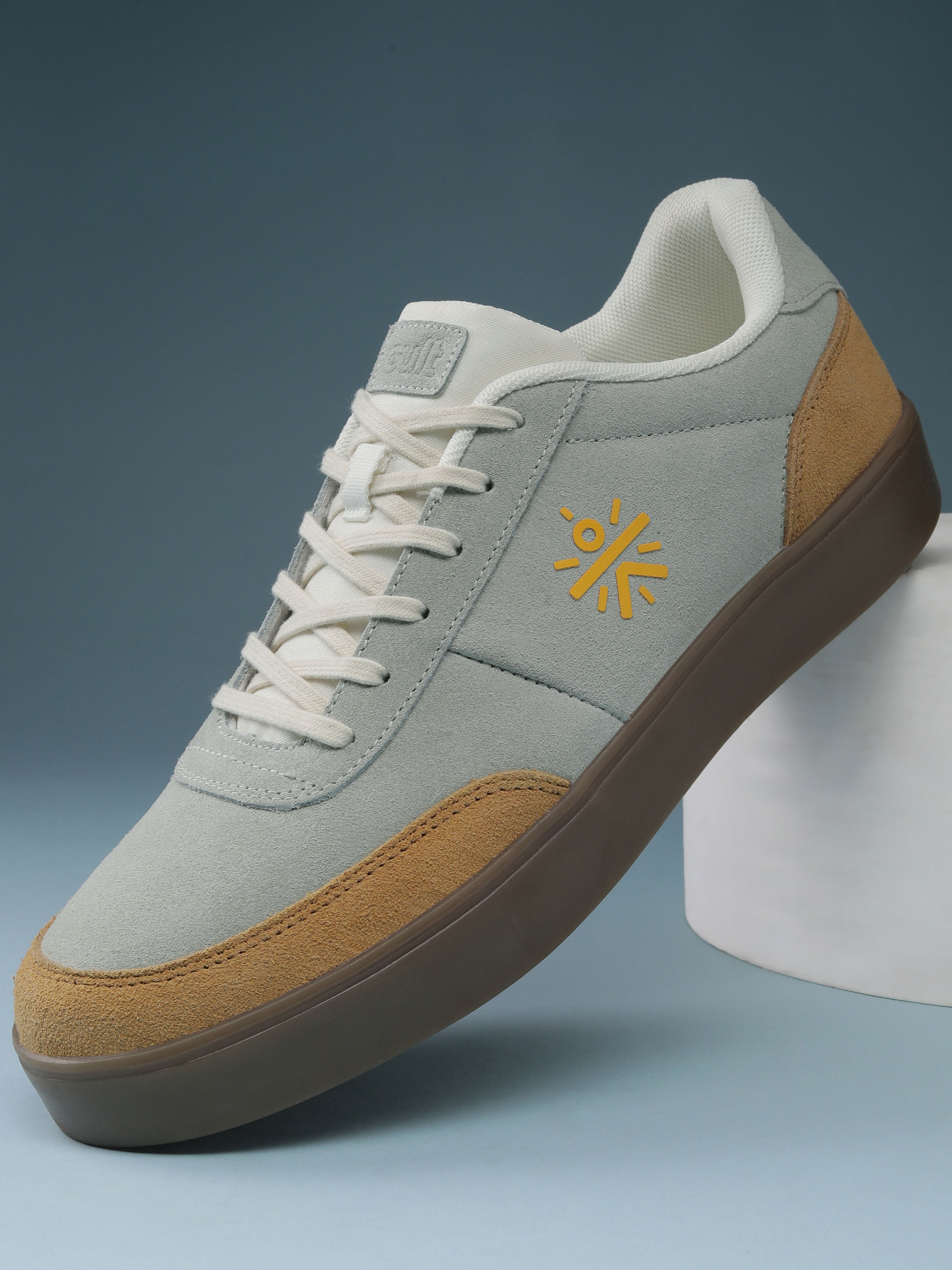 cult Men's Tauros Sneakers - Grey/Mustard