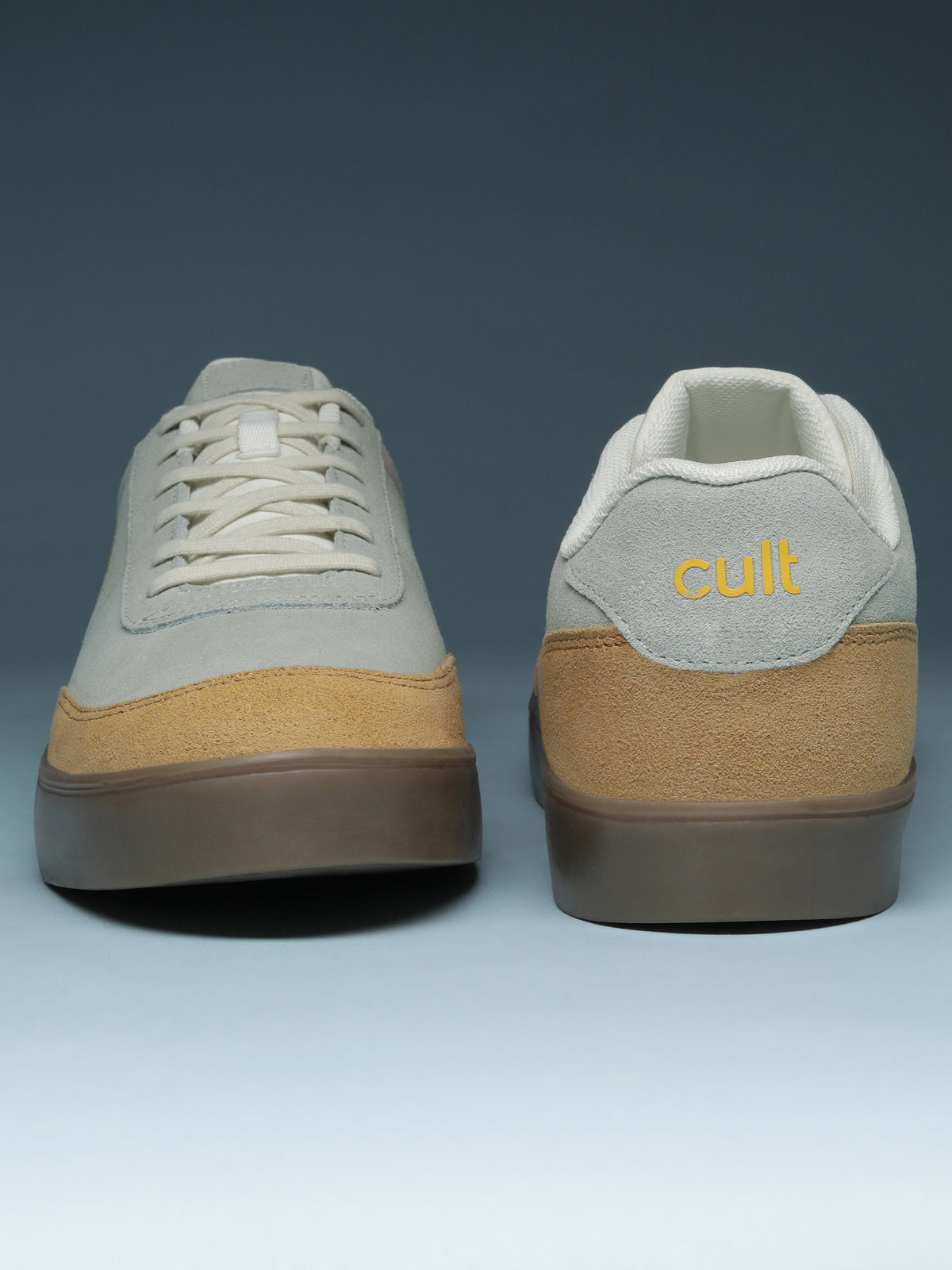 cult Men's Tauros Sneakers - Grey/Mustard