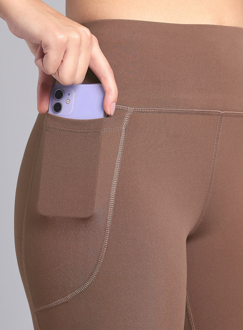 Women's COMFlex Brown Performance Flare Pants