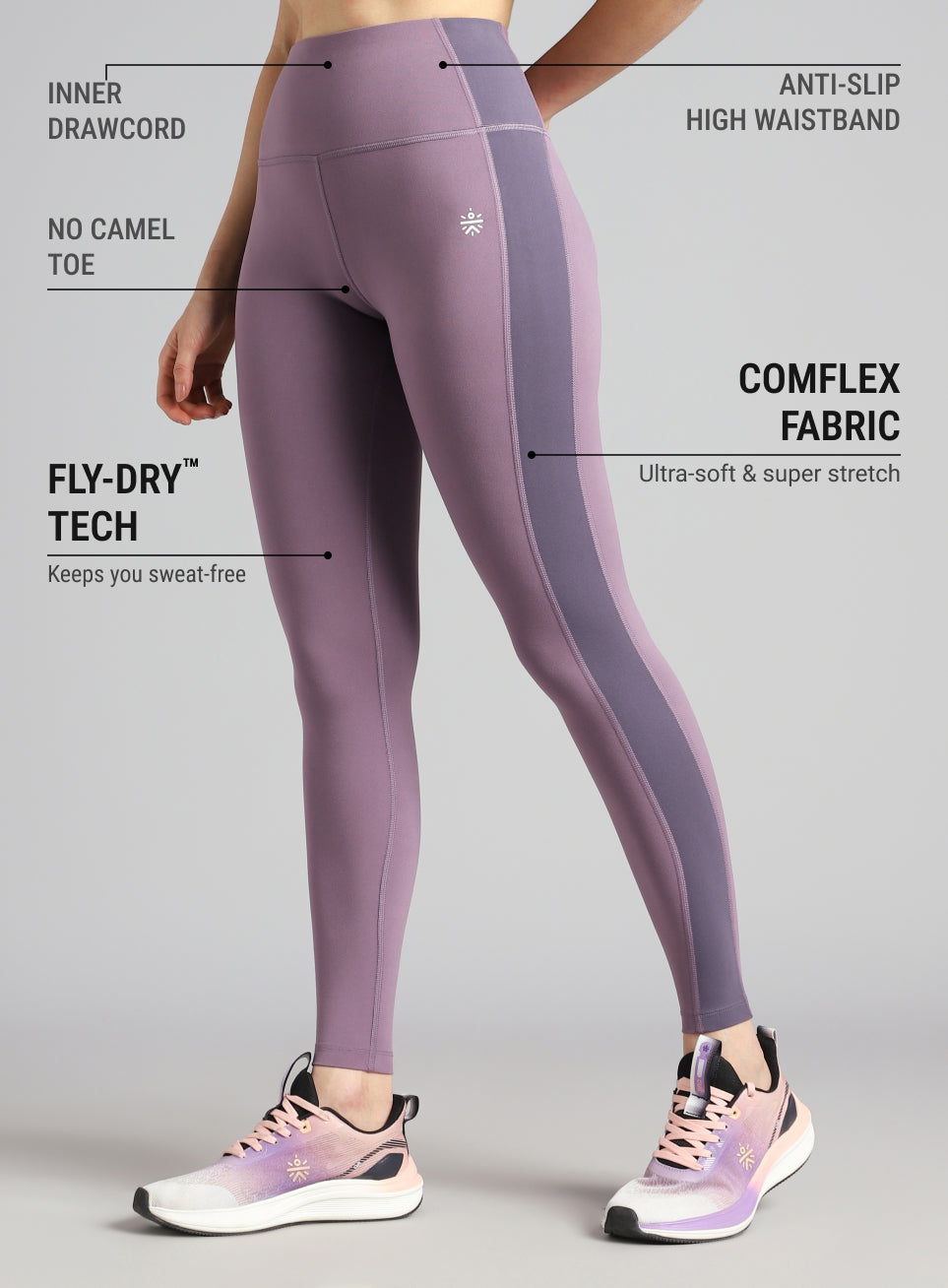 Women's Purple Transform COMFlex Tights