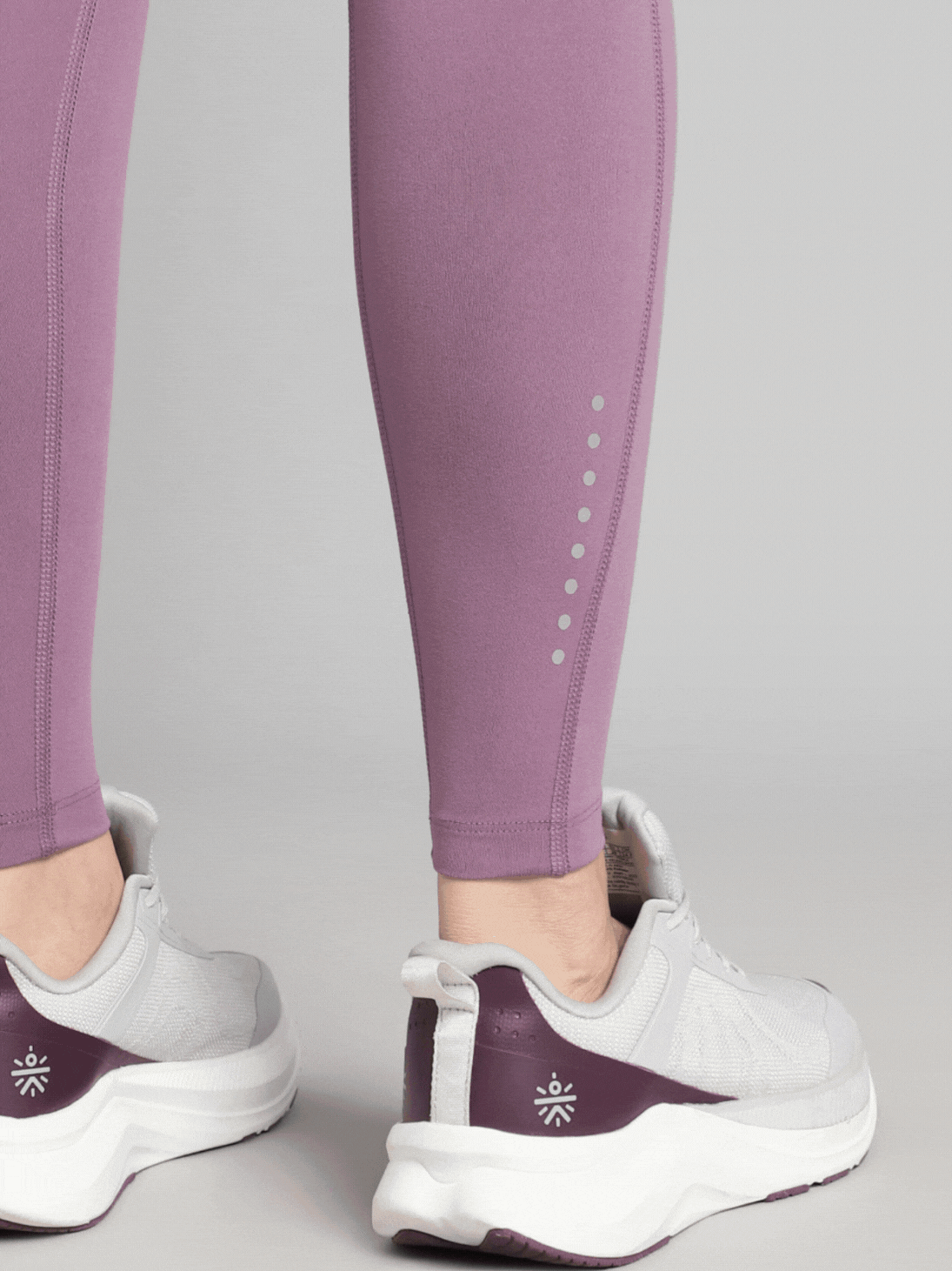 Women's Purple AbsoluteFit Neon Pop Leggings with Side Pockets