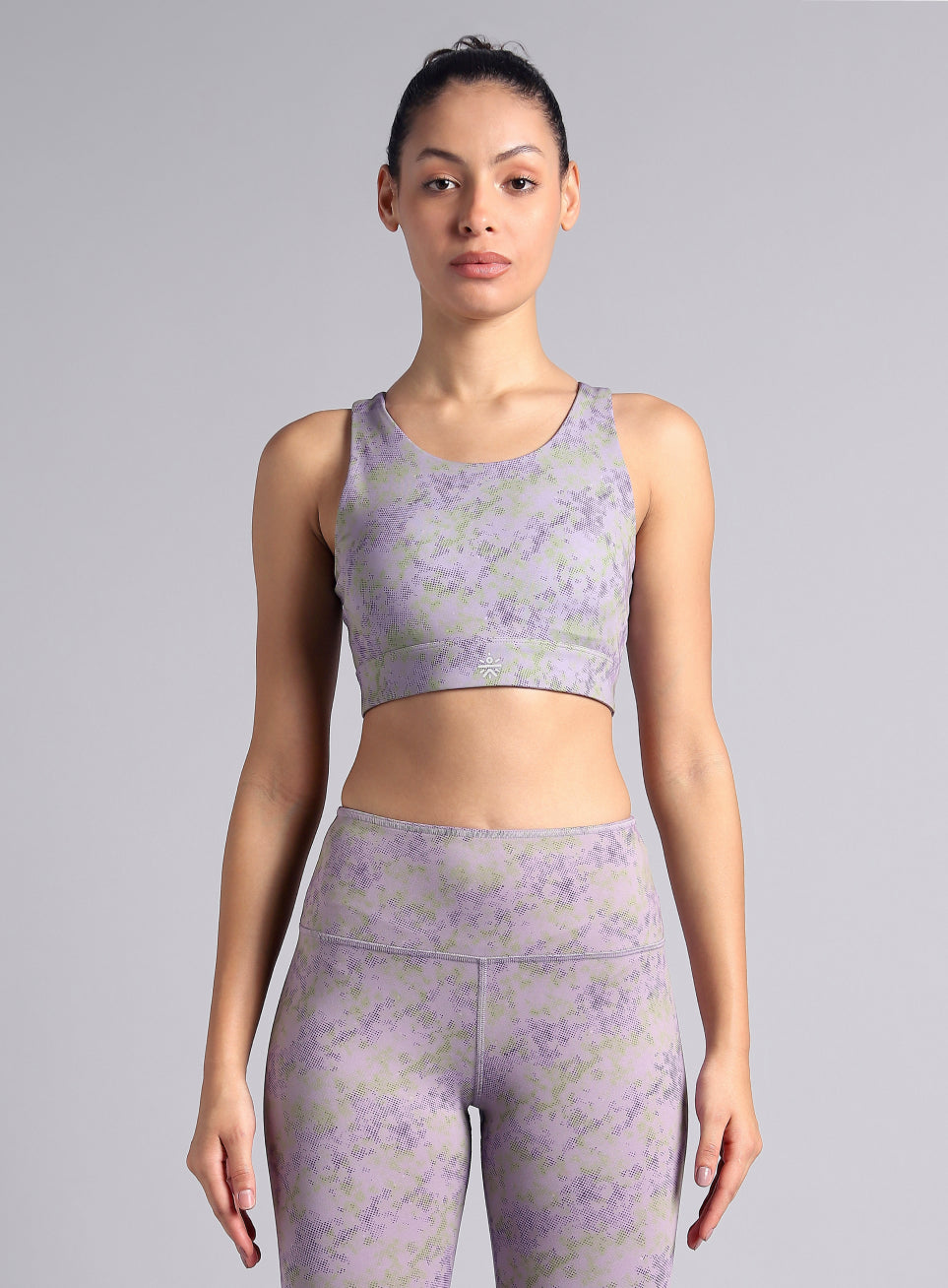 Women's Purple Reversible Yoga High Support Bra