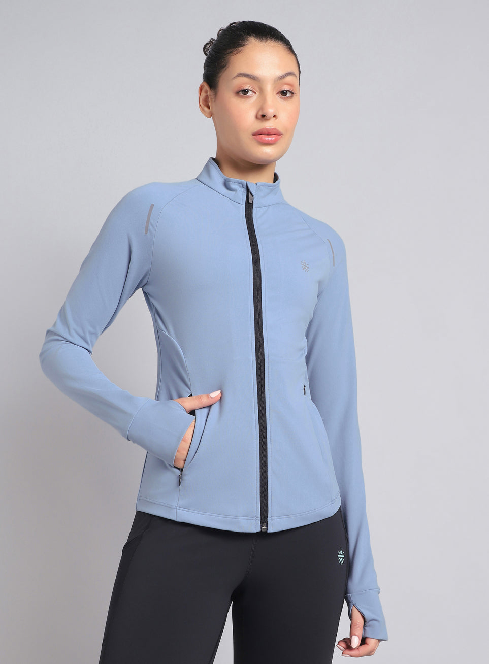 Women's Blue Performance Training Essential COMFlex Jacket