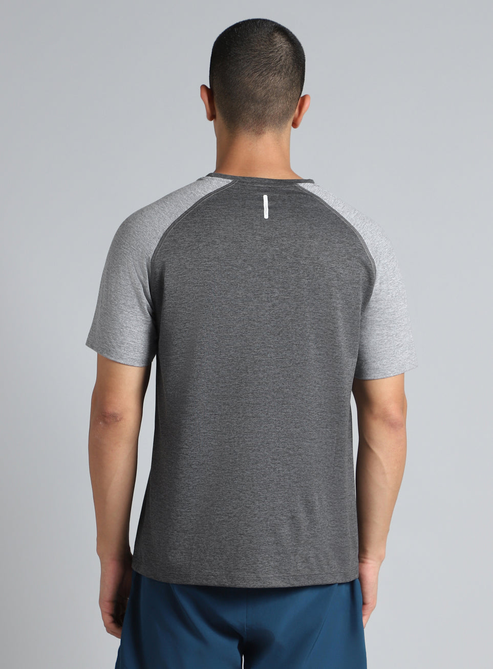 Men's Grey Colourblocked COMFORtech T-shirt