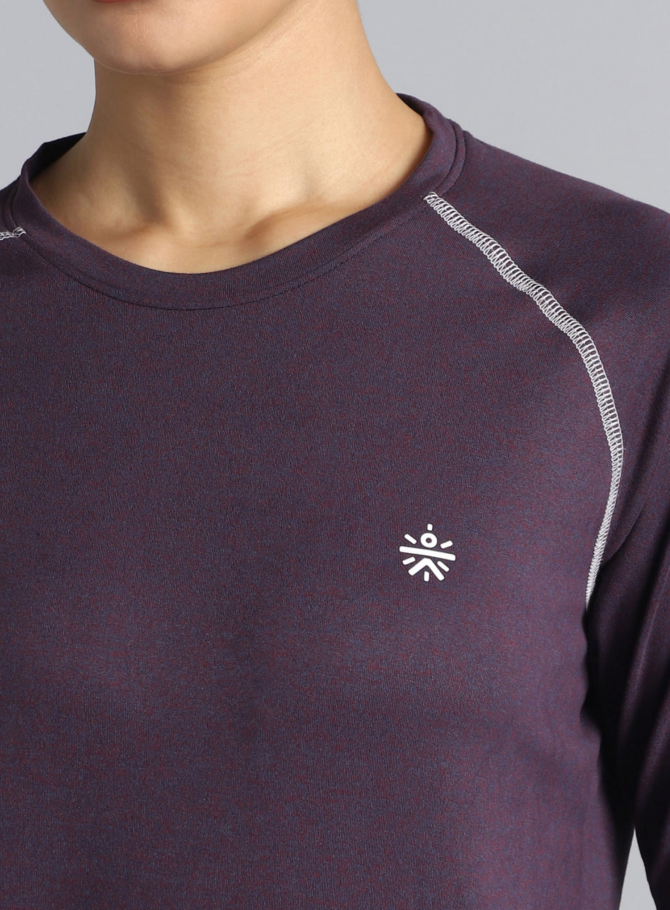 Women's Purple Active Day COMFORtech Full Sleeve T-Shirt
