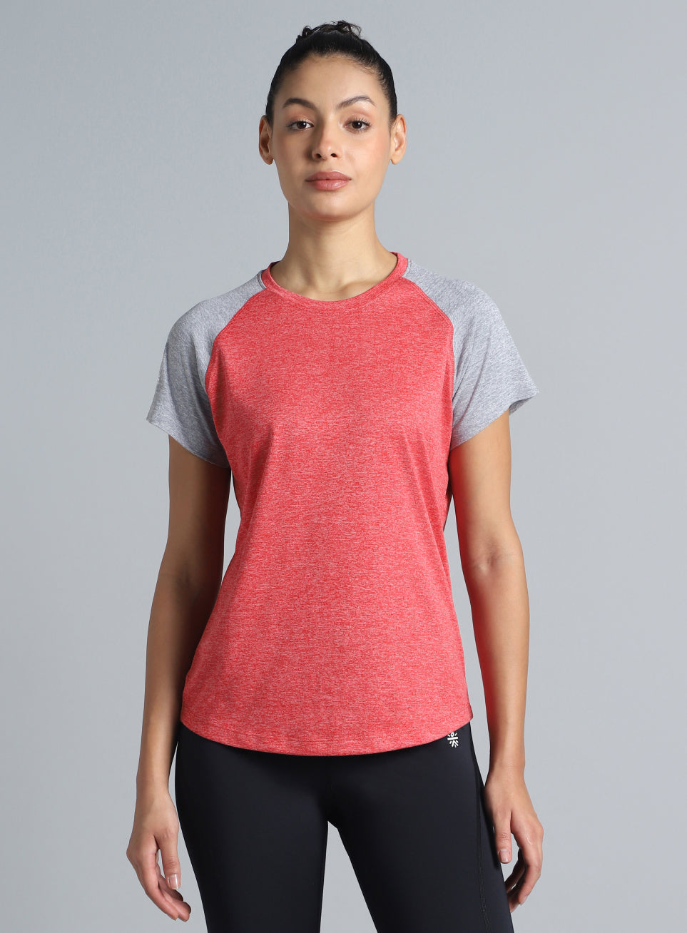 Women's Red Active COMFORtechColorblock T-shirt
