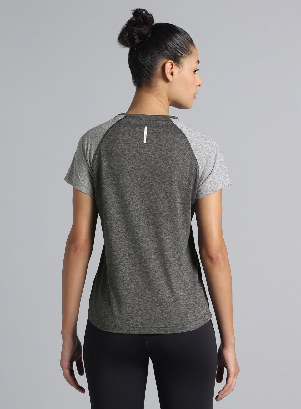 Women's Grey Active COMFORtech Colorblock T-shirt