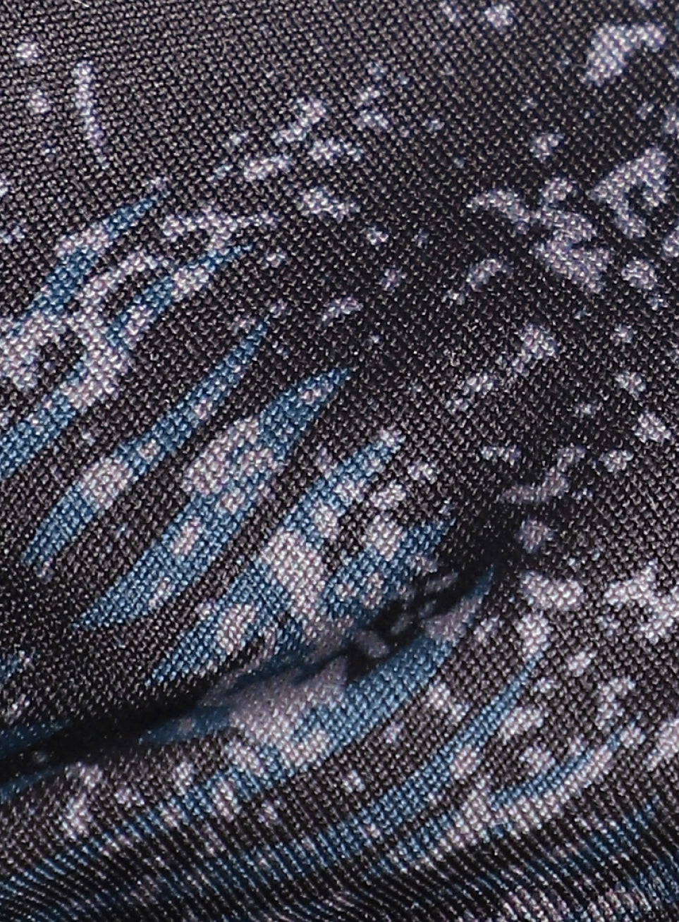 Women's Black Printed High Impact Training Bra