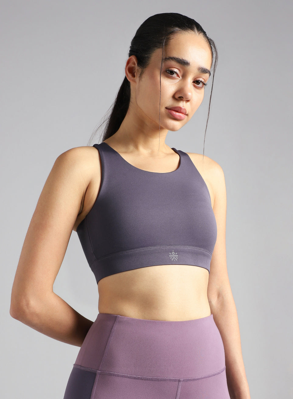 Women's Purple High Impact Running Bra
