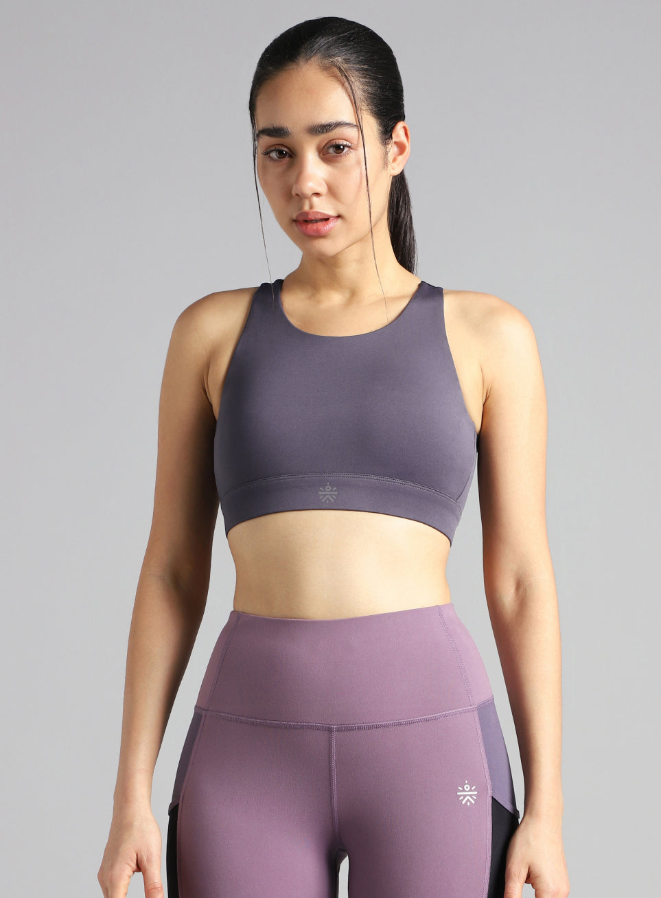 Women's Purple High Impact Running Bra