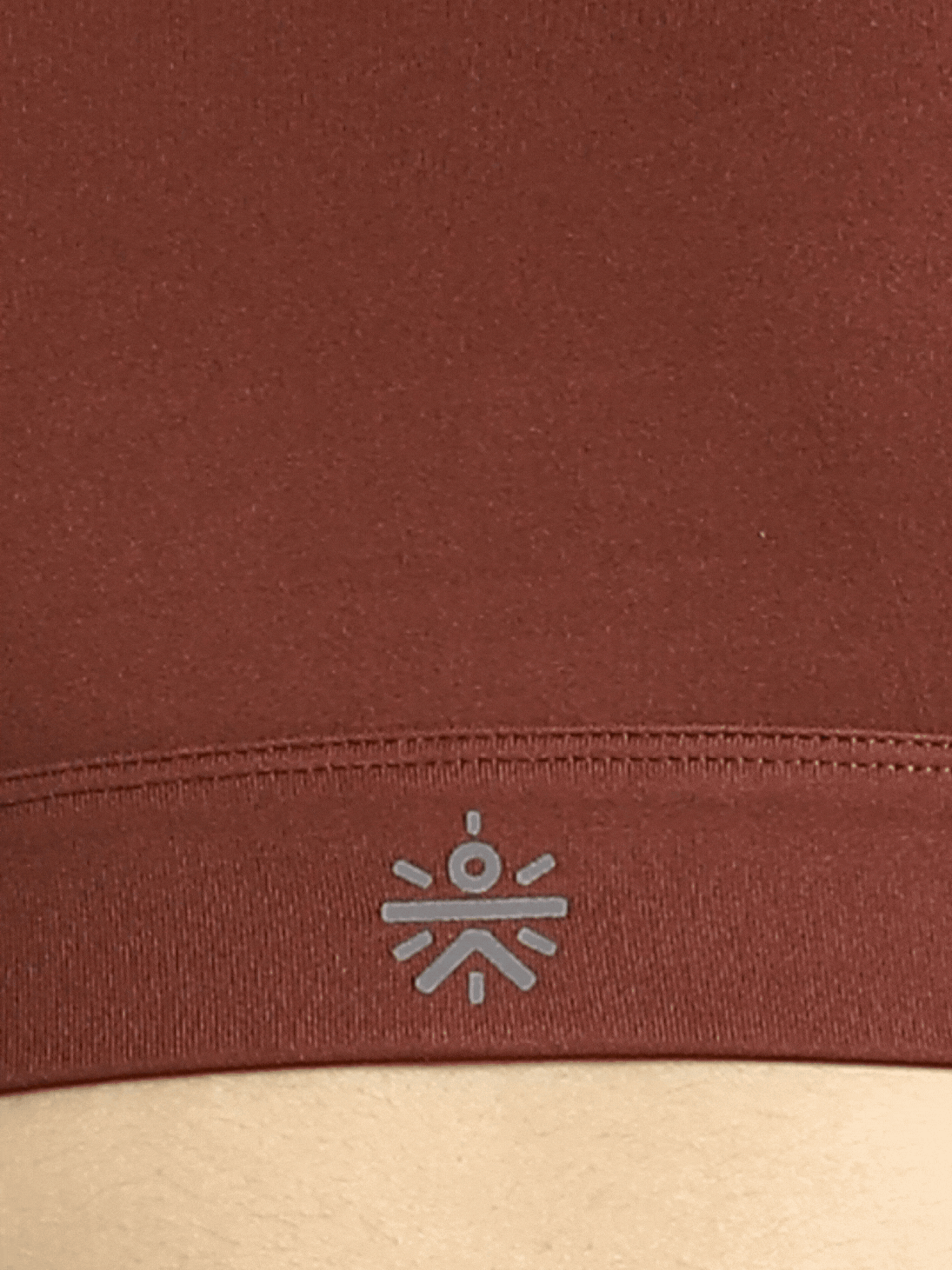 Women's Brown High Impact Running Bra