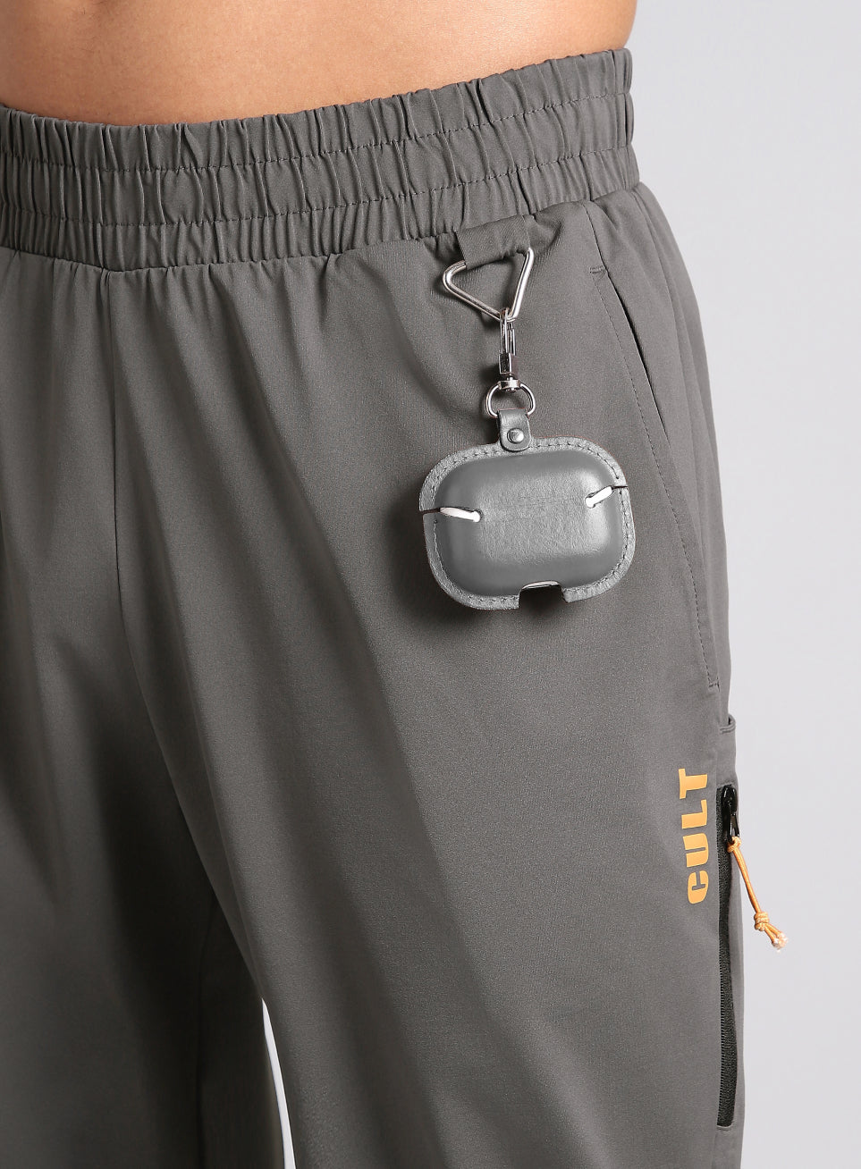 Men's Dark Grey Airport Travel Trackpants