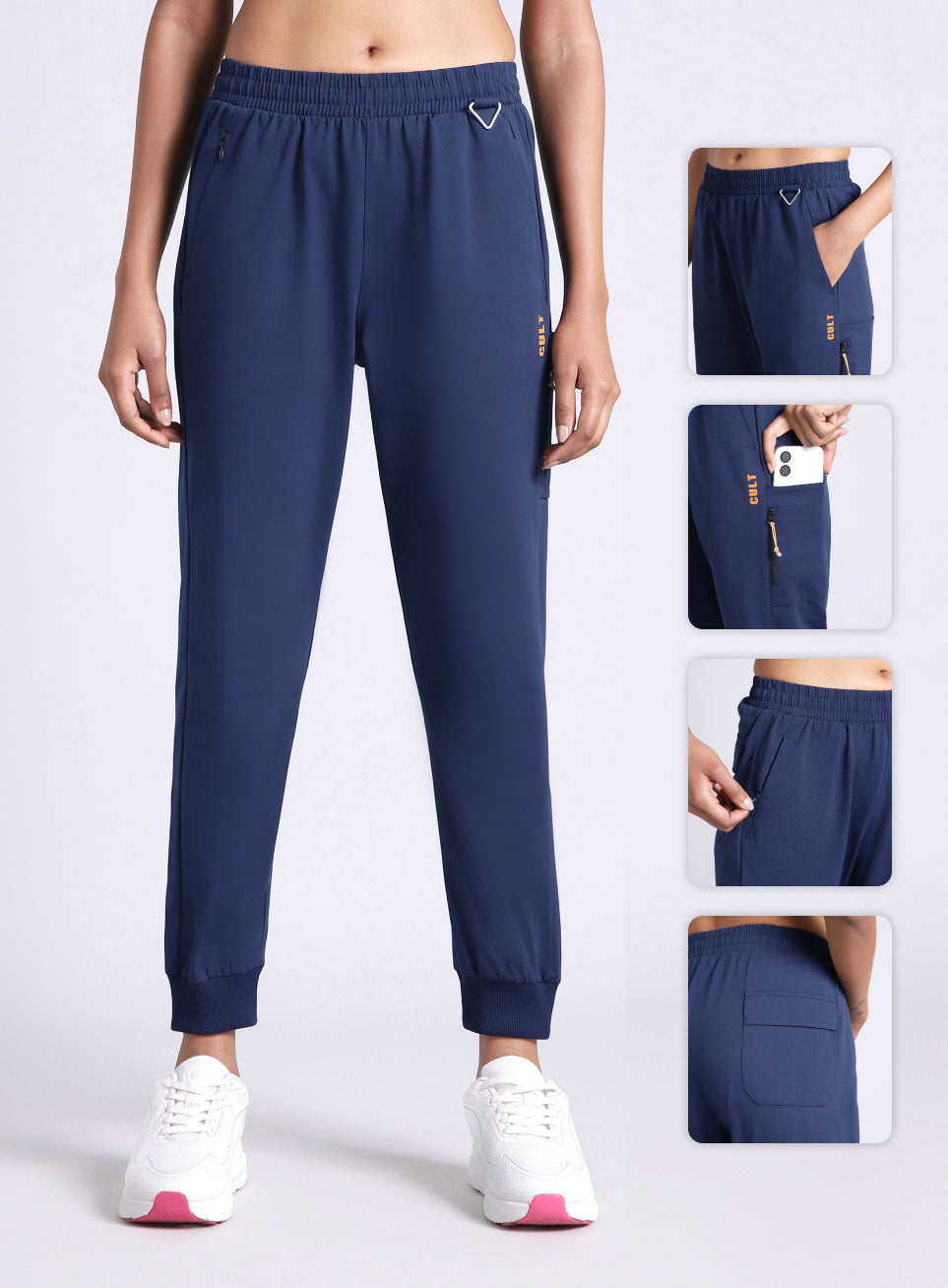 Women's Navy Airport Travel Joggers