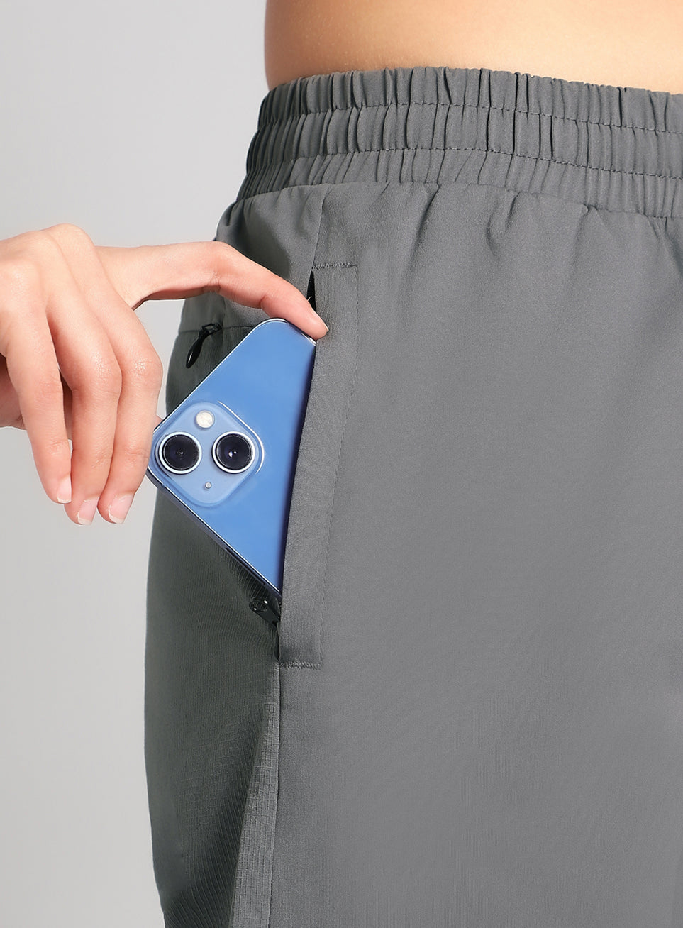 Women's Grey Trail Blaze Travel Trackpants