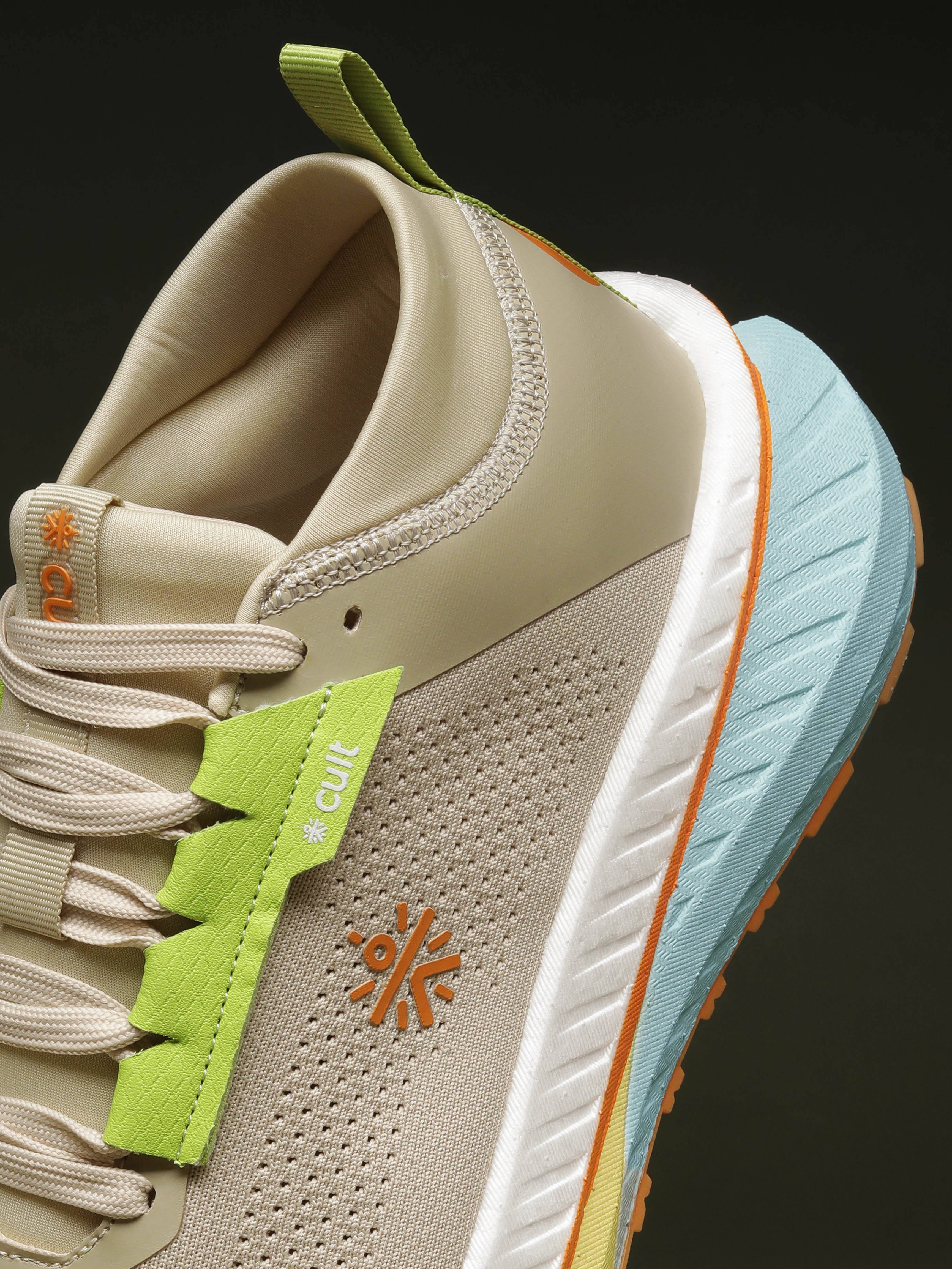 cult Men's GlideMax Trail Running Shoes - Beige