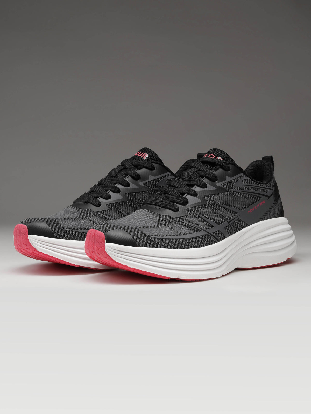 cult Women's AirStride Walking Shoes - Black