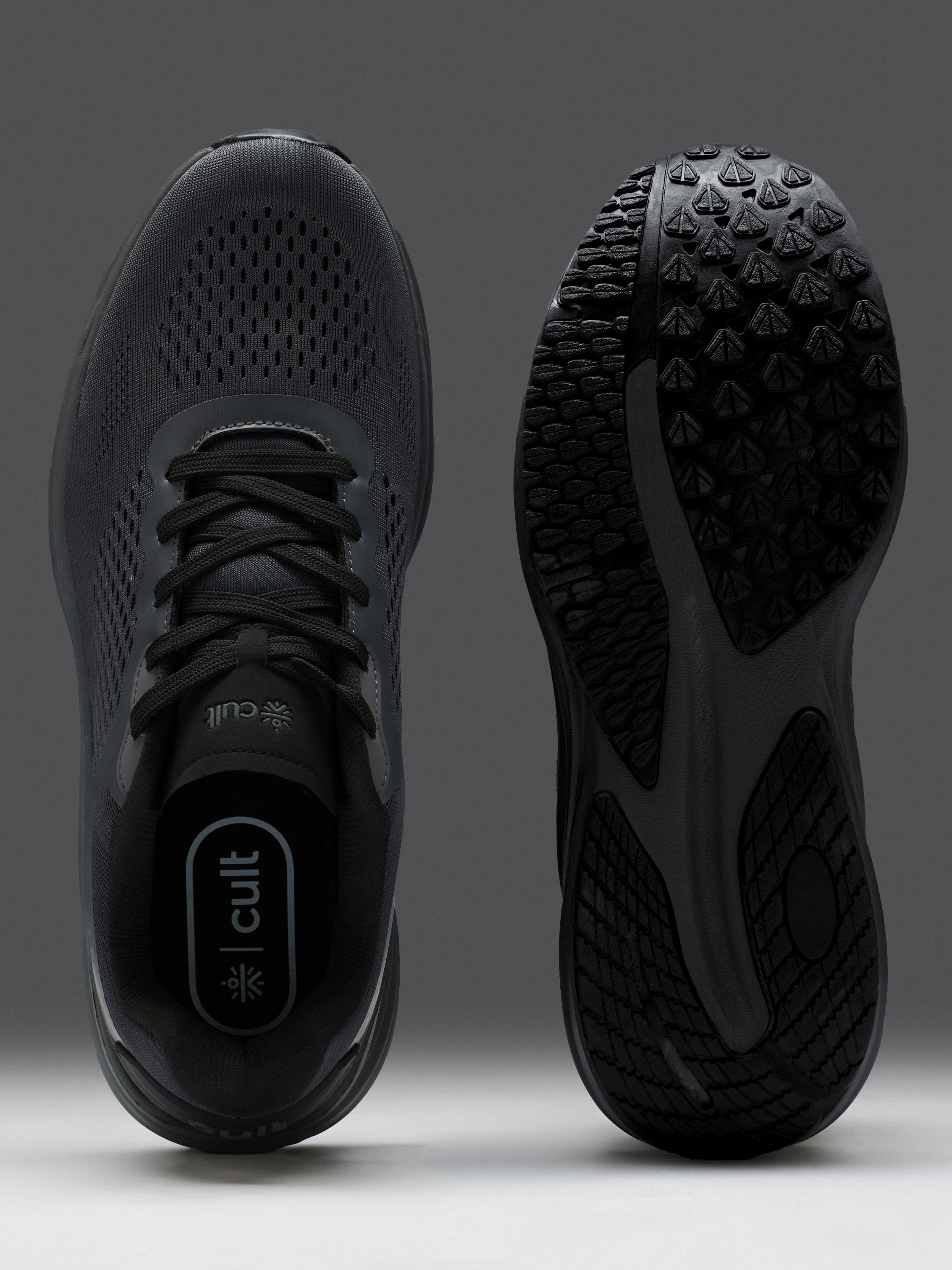 cult Men's StridePro Running Shoes - D.Grey