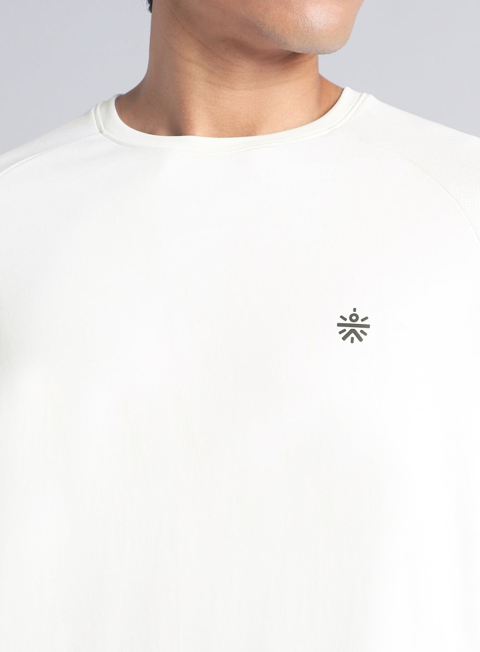 Men's Off White Training Essential Recycled Poly T-shirt