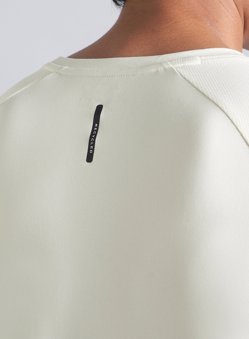 Men's Off White Training Essential Recycled Poly T-shirt