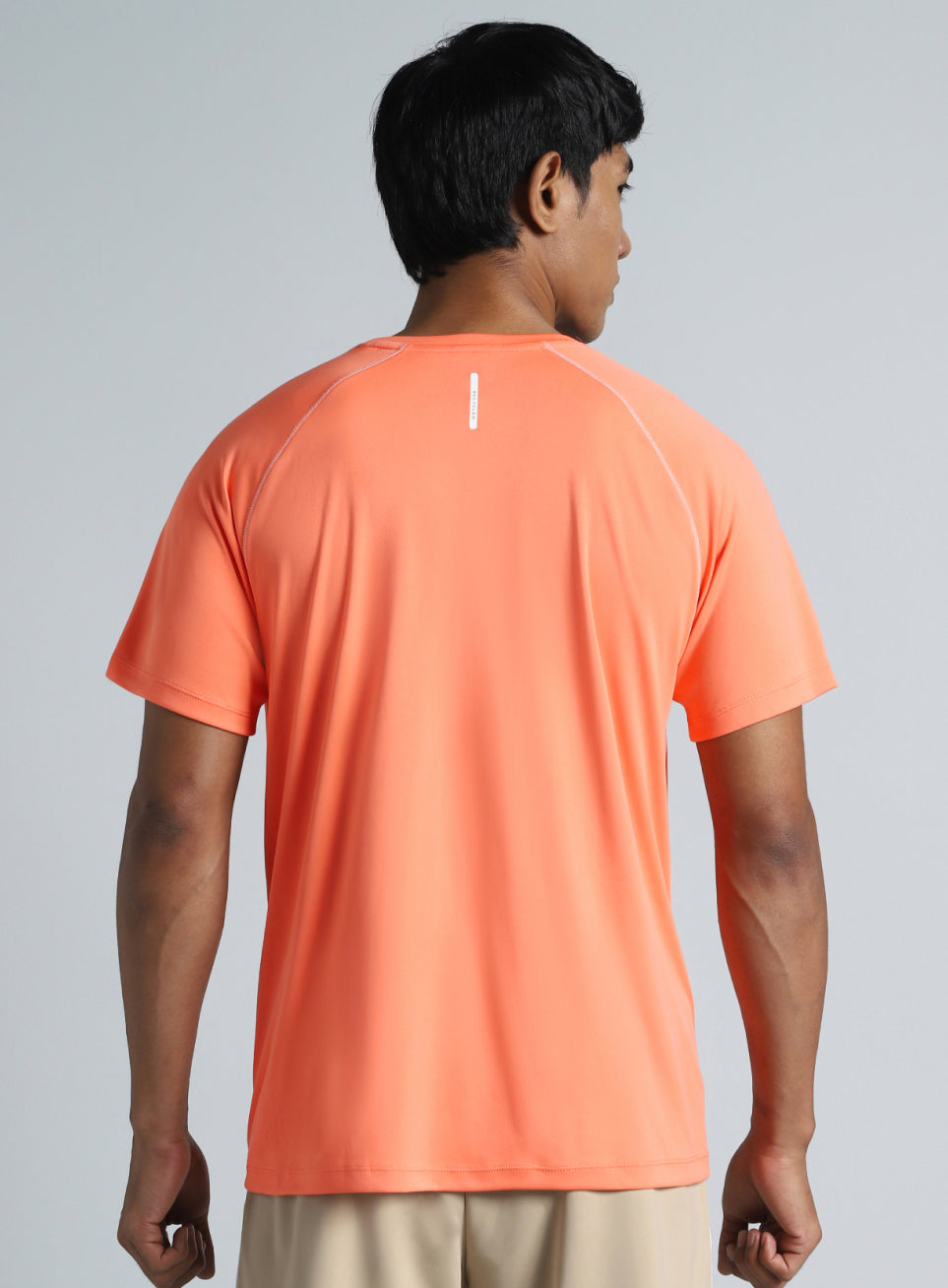 Men's Orange Cult Branded Recycled Poly Performance T-shirt