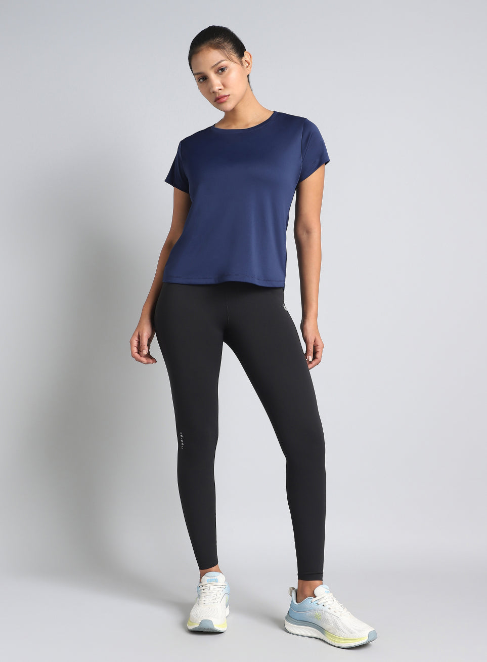 Women's Navy Ultimate Performance Recycled Poly T-shirt