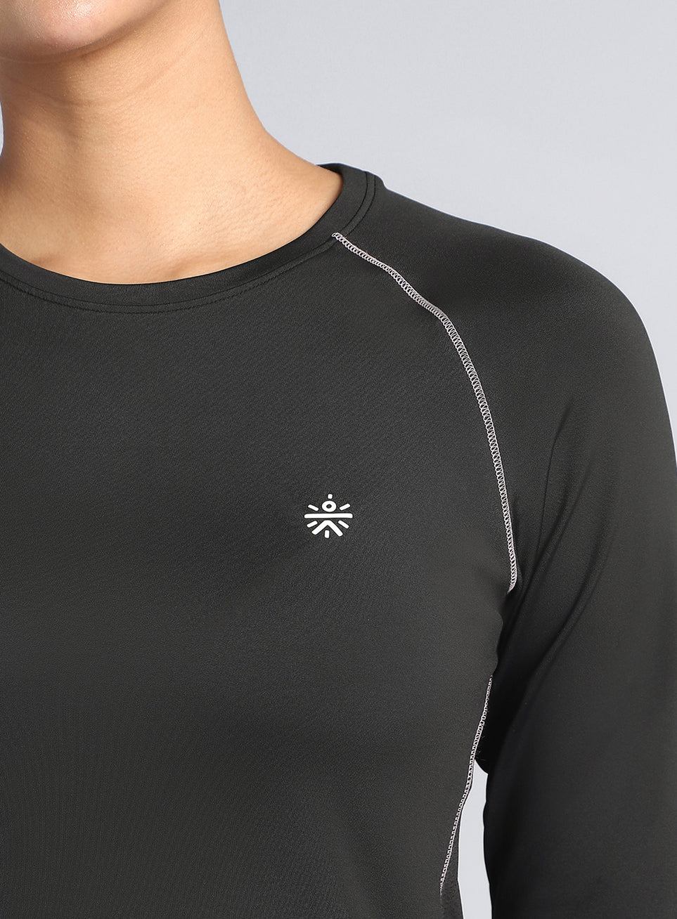 Women's Black Build Up Performance Recycled Poly T-shirt