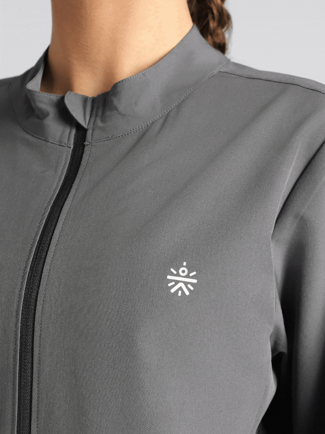 Women's Grey Runner's Pro Lightweight Jacket