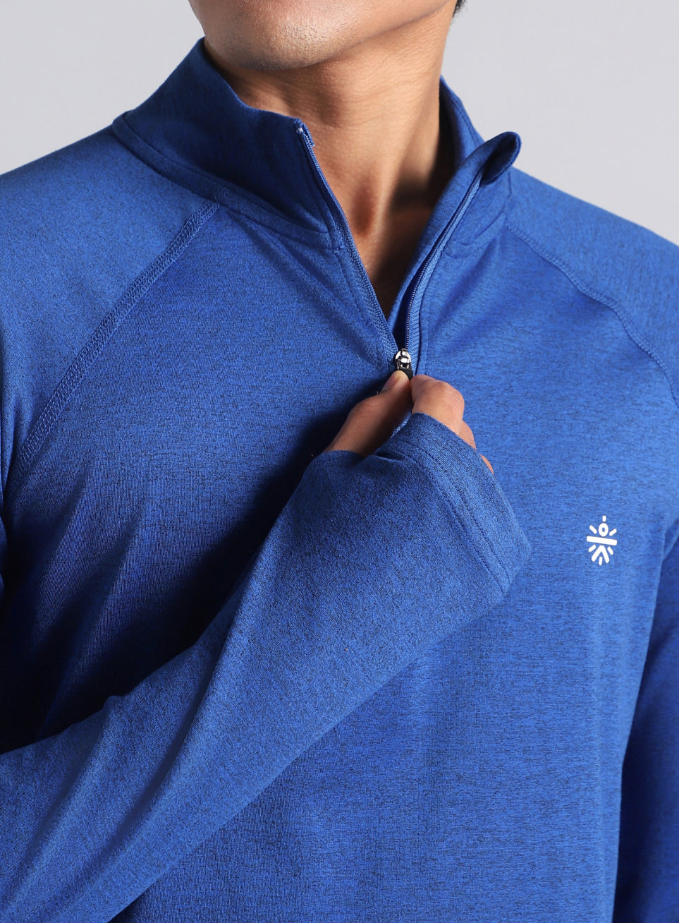 Men's Blue Training Sculpted All Weather Jacket
