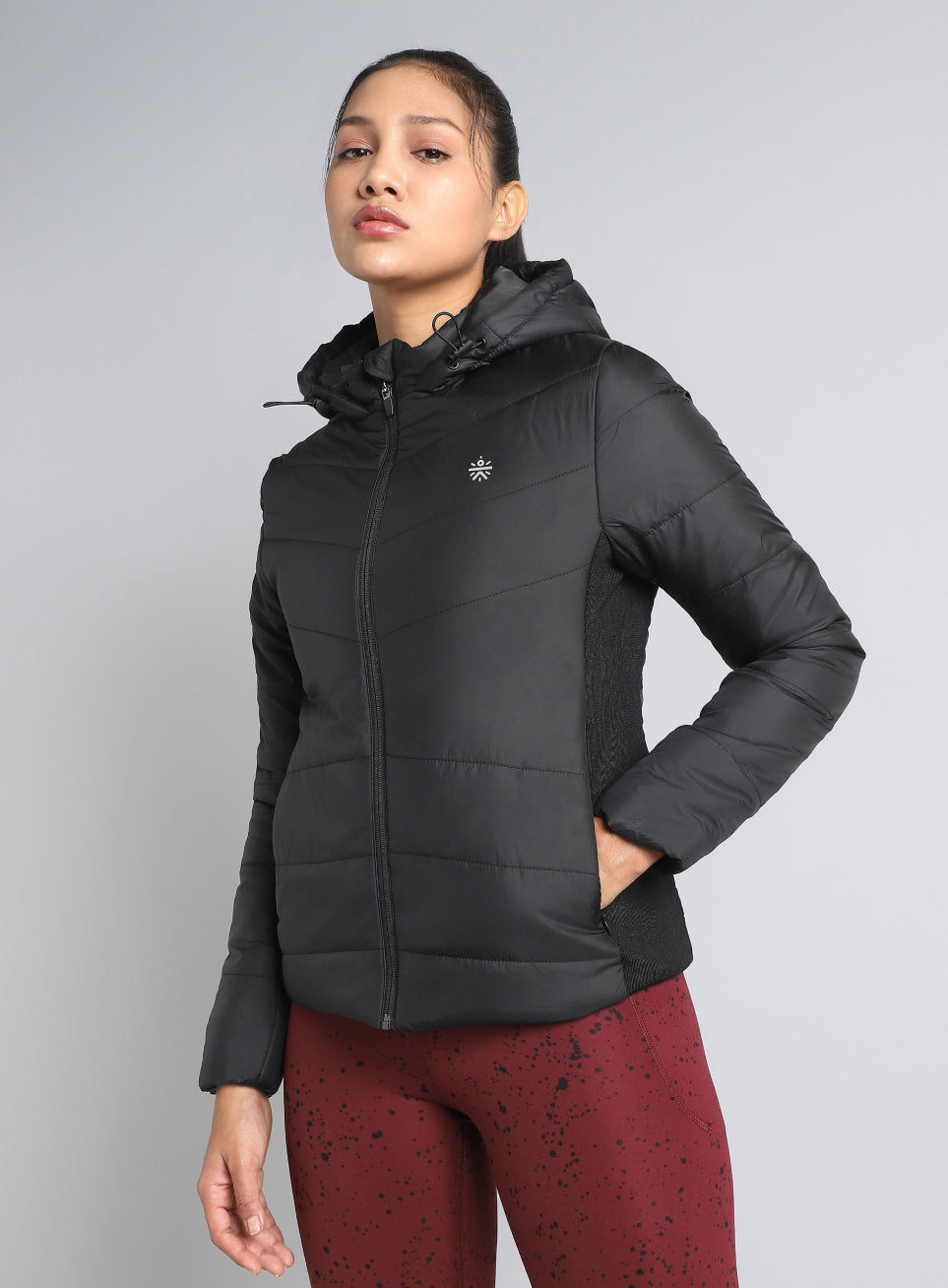 Women's Black Puffer Jacket