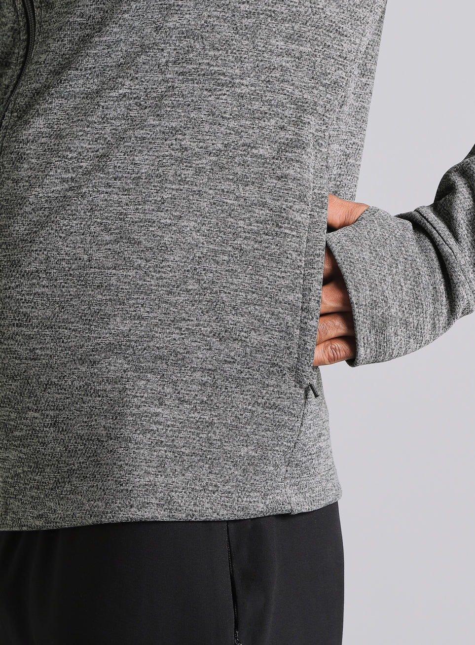 Men's Dark Grey Run Elevate All Weather Jacket