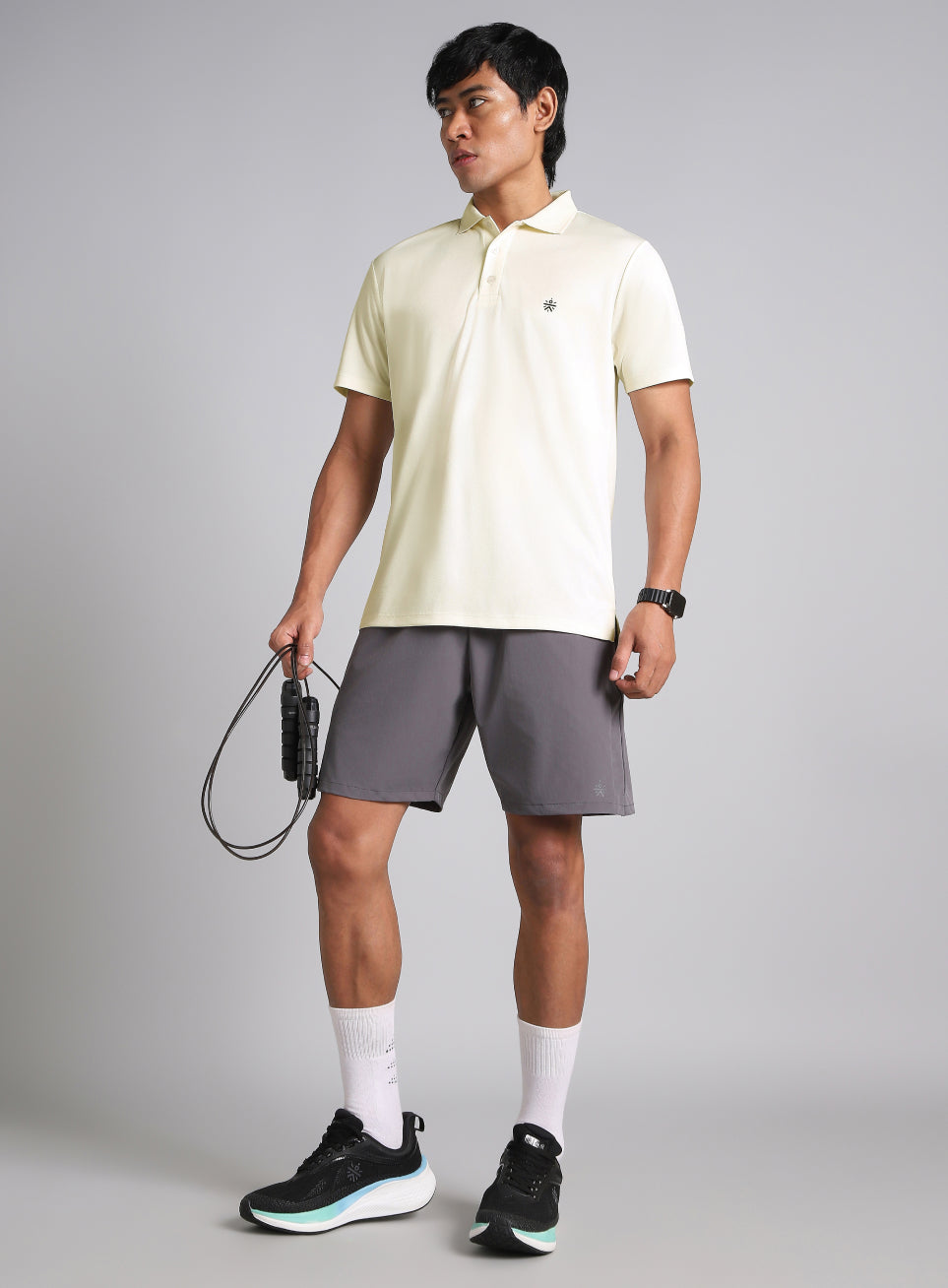 Men's Off White Performance Polo T-shirt