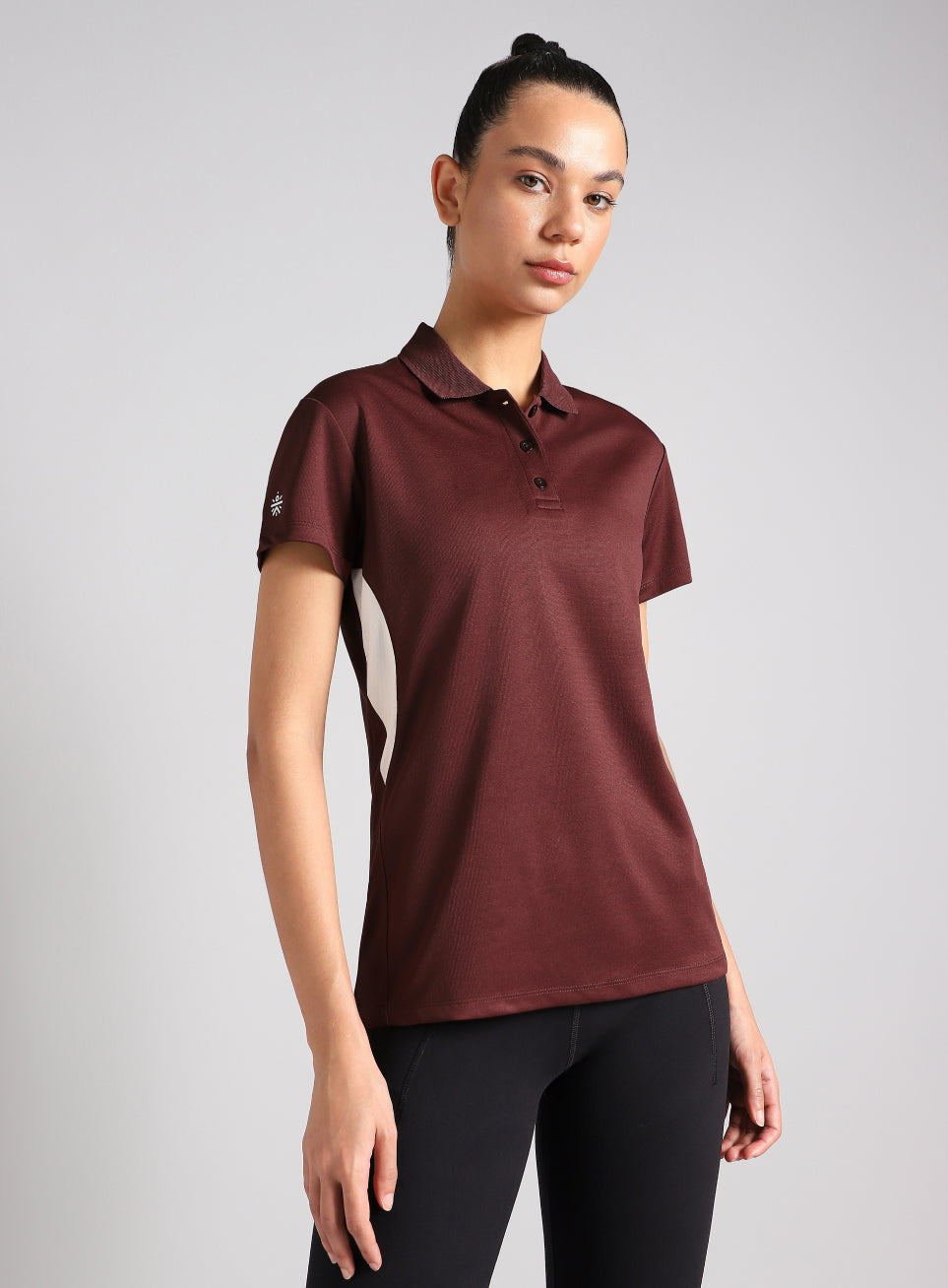 Women's Maroon True Performance Polo T-shirt