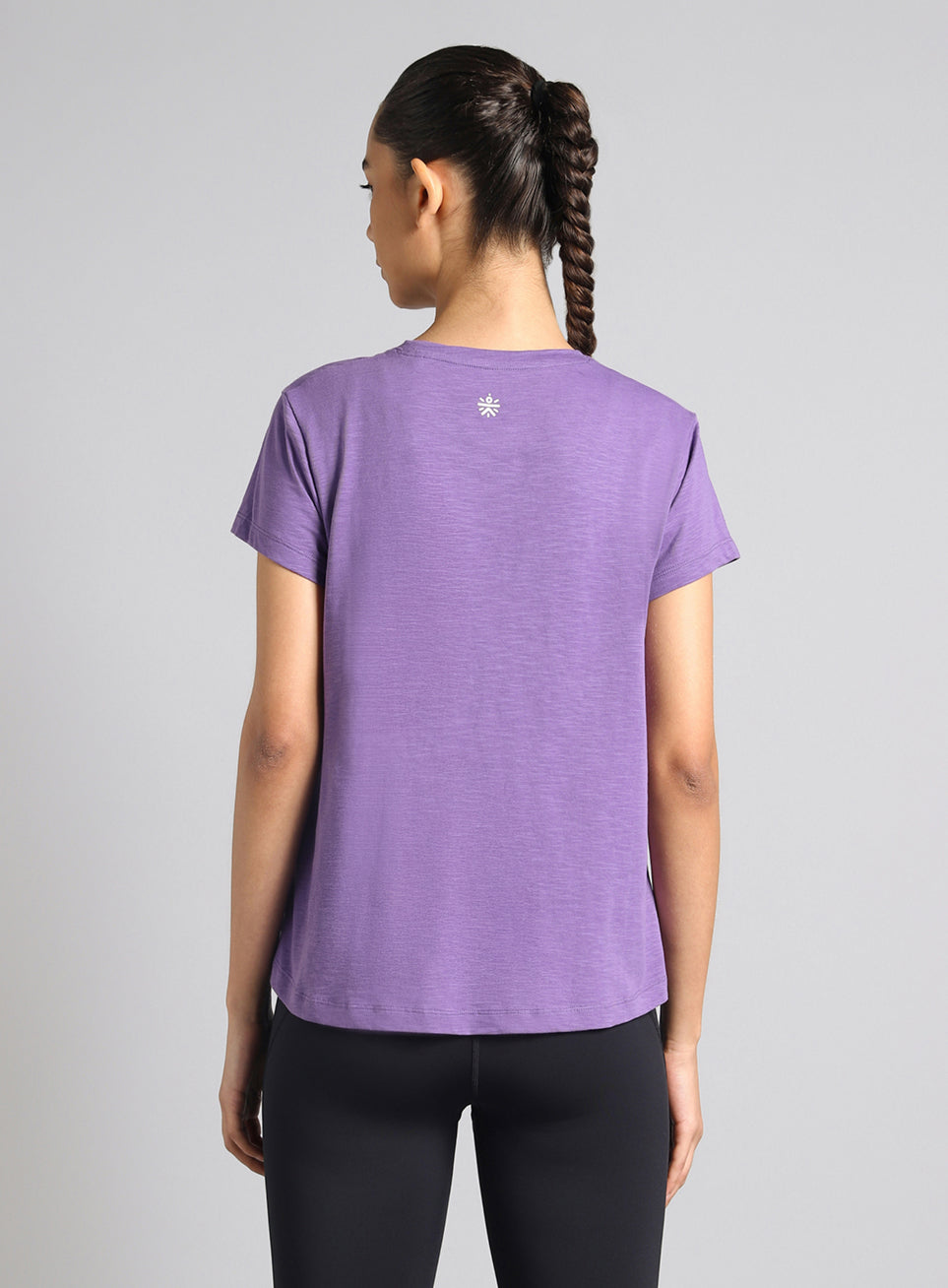 Women's Purple Yoga Flow Top