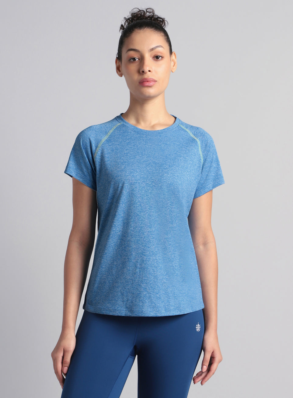 Women's Muscle Flex Blue COMFORtech T-shirt