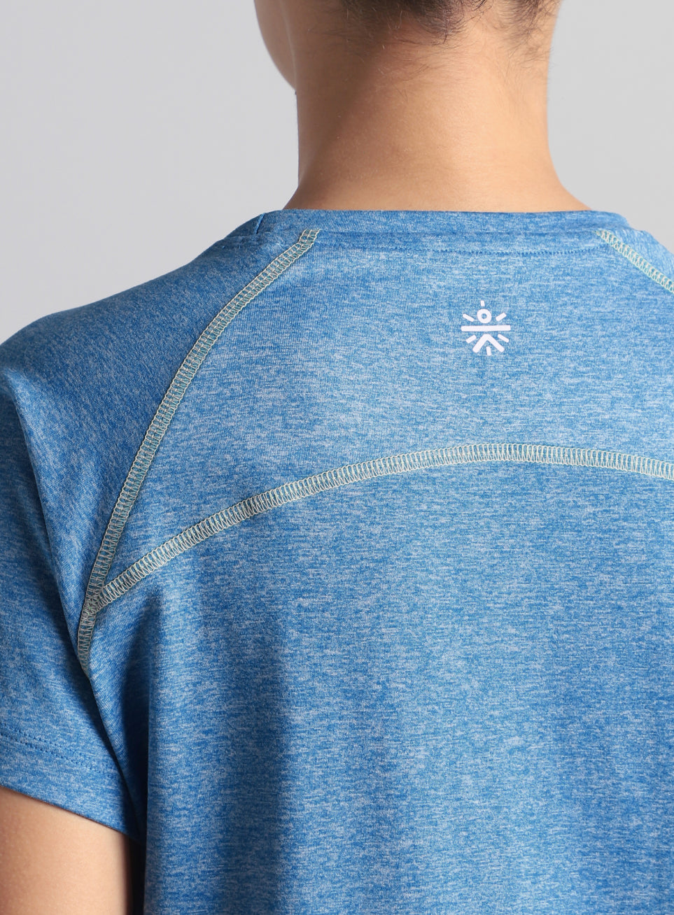 Women's Muscle Flex Blue COMFORtech T-shirt