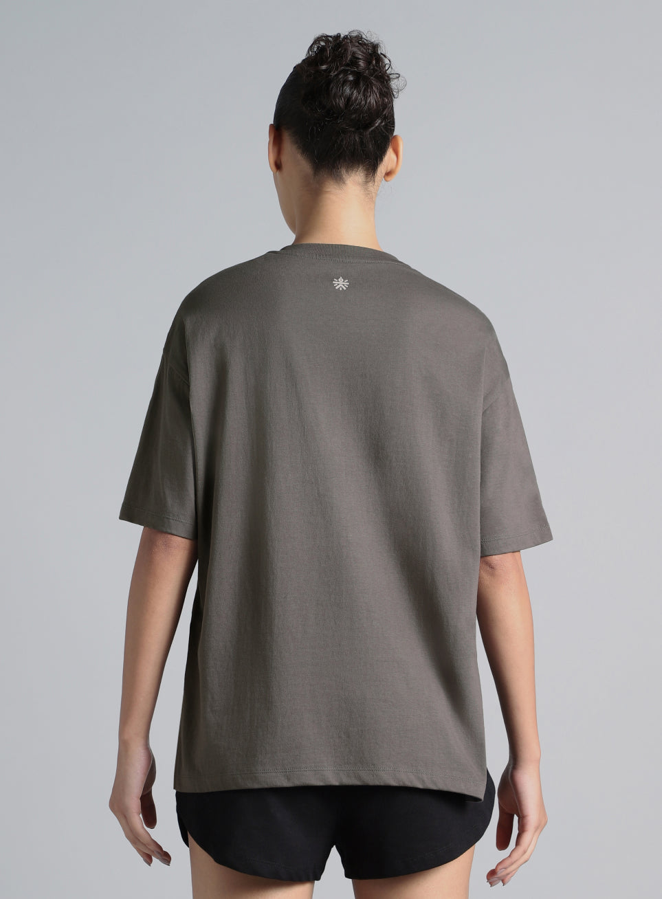 Women's Dark Grey Feel the Beat Print T-shirt