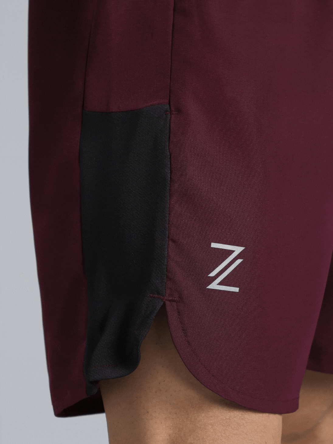 Men's Wine Pace Up Runner's Shorts