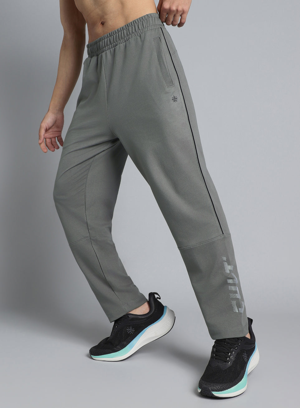 Men's Dark Grey Dance Brand Carrier Trackpants