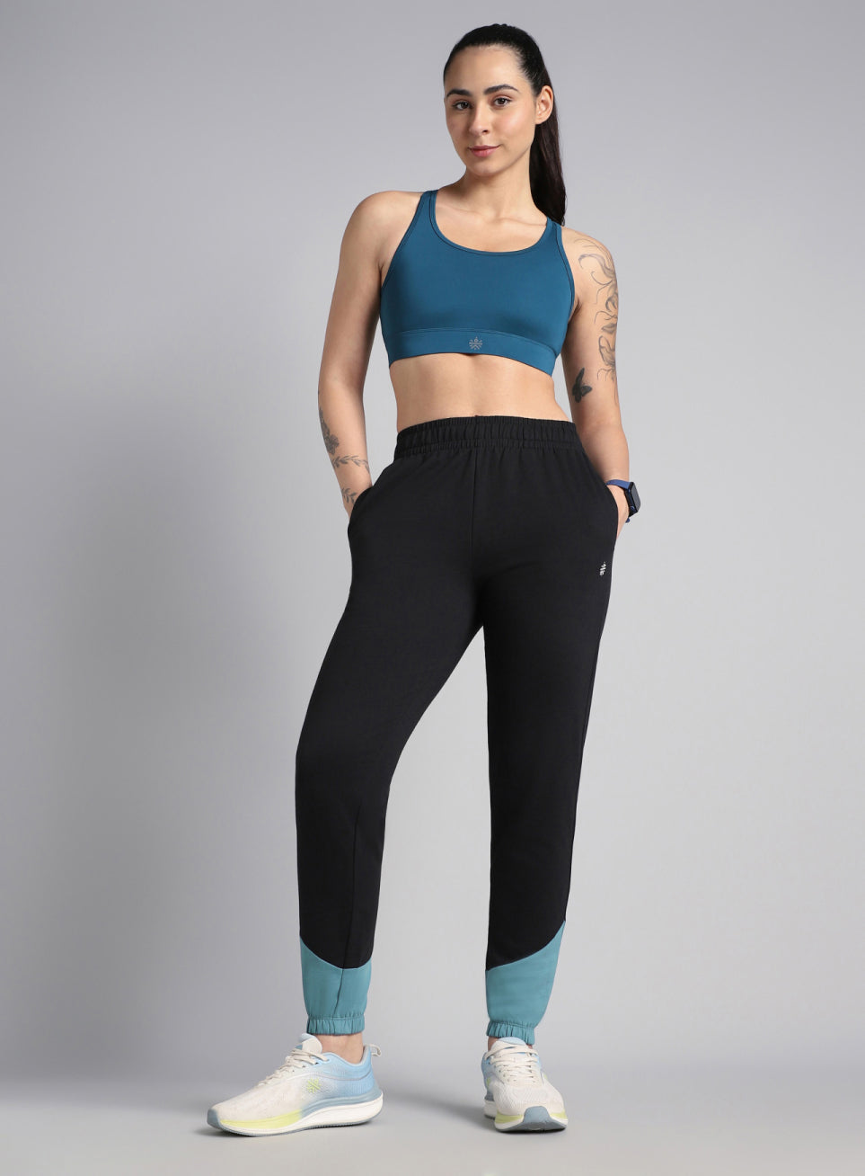 Women's Black Play in Leisure Joggers