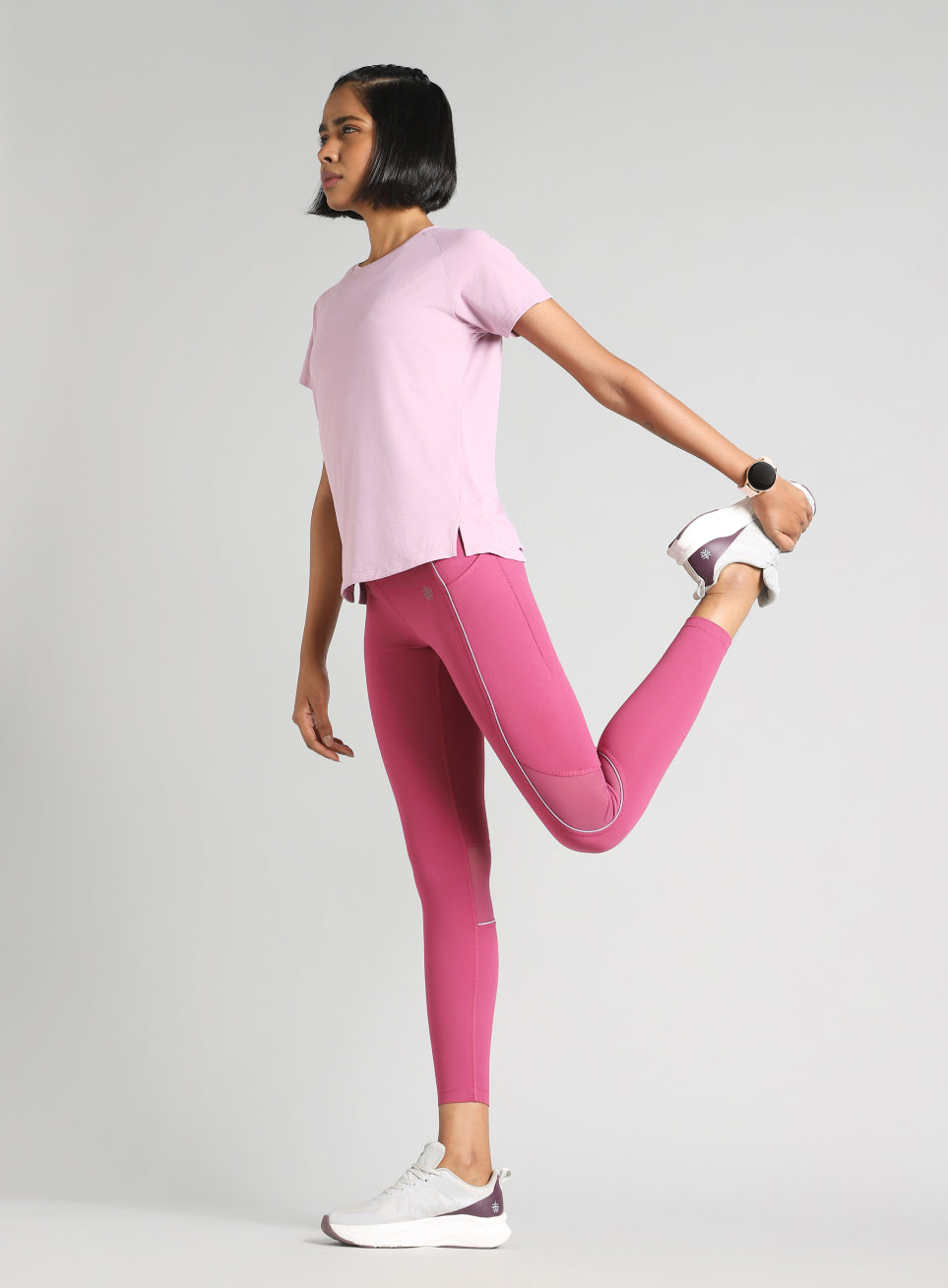 Women's Pink Run All Day COMFlex Tights