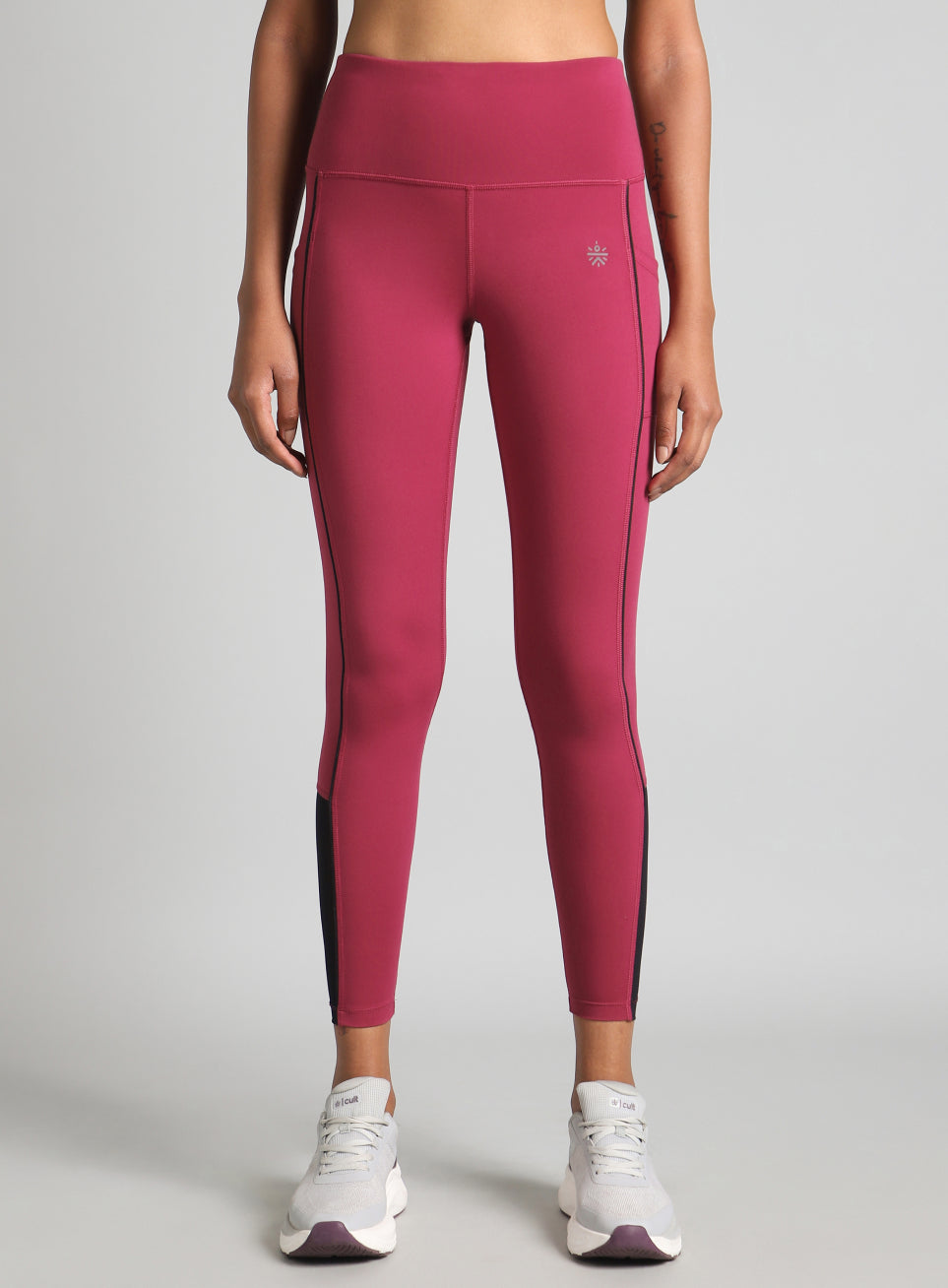 Women's Pink Pace Up Running COMFlex Tights