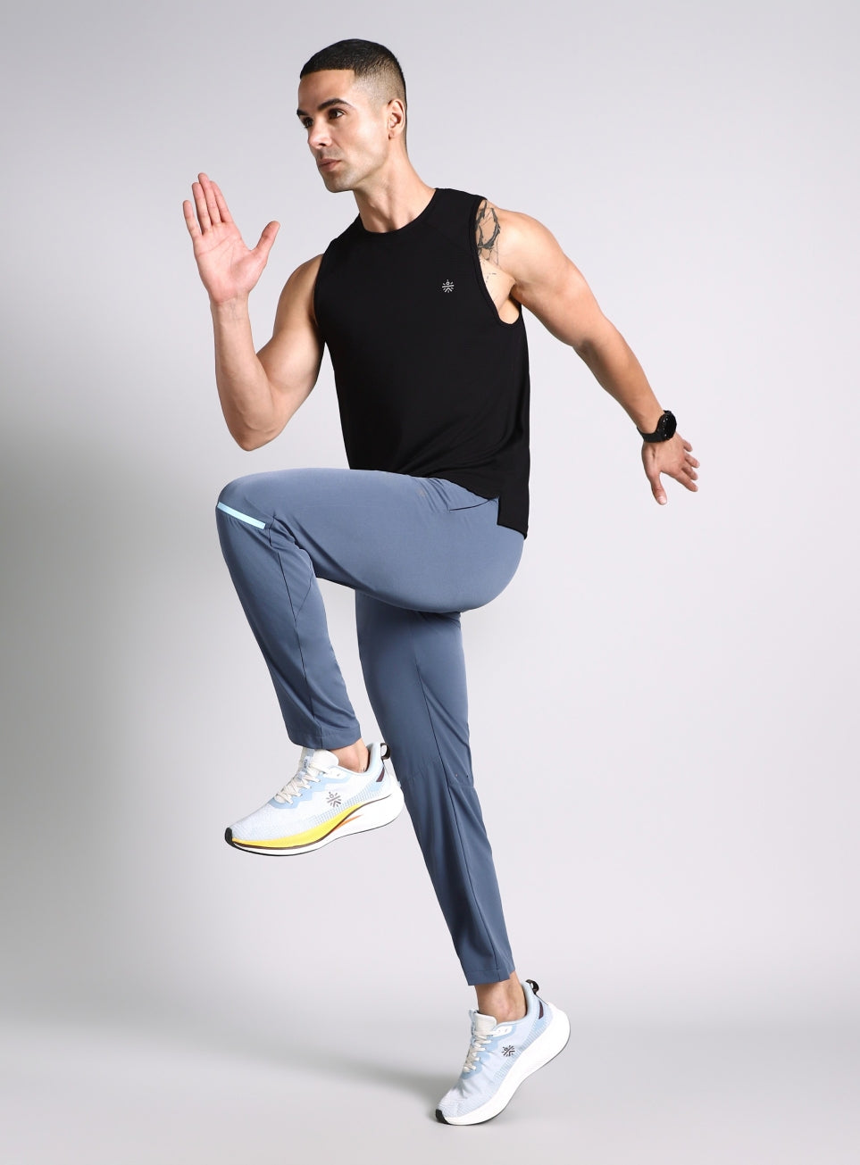 Men's Black Everyday Runner's Tank